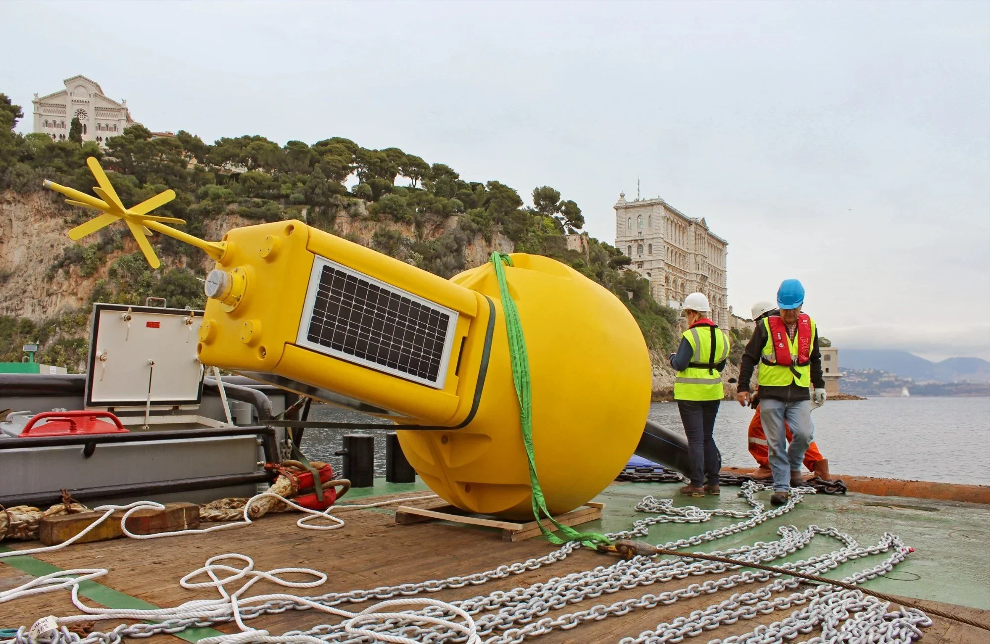 Bouée Nortek Metocean Alizé - design produit scientifique