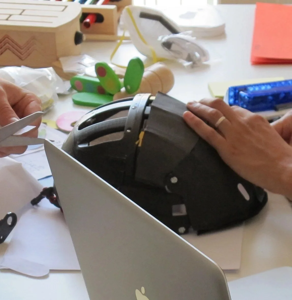 Casque pliable plixi overade design produit