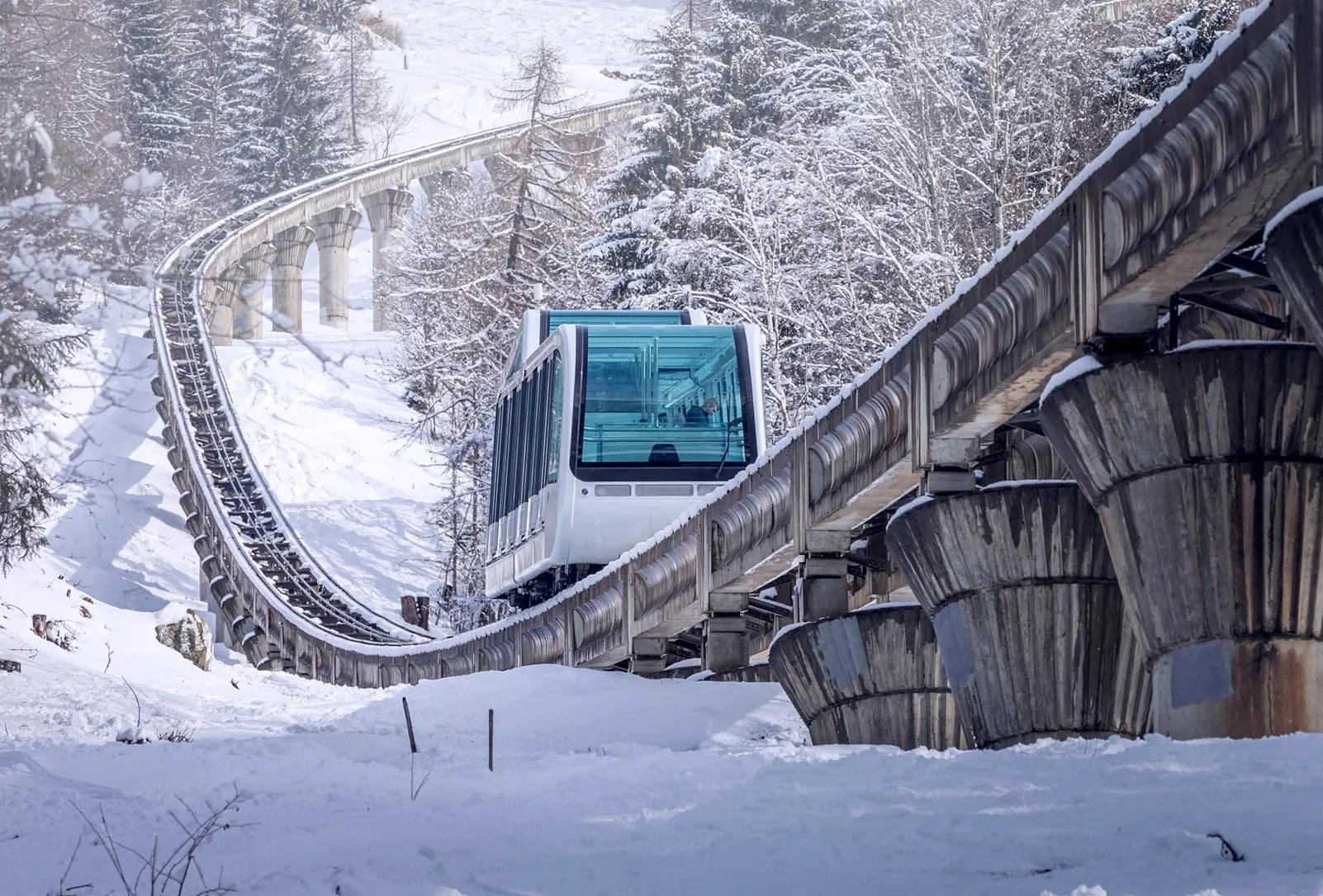 POM 19.1 _ Funiculaire des Arcs _ Poma