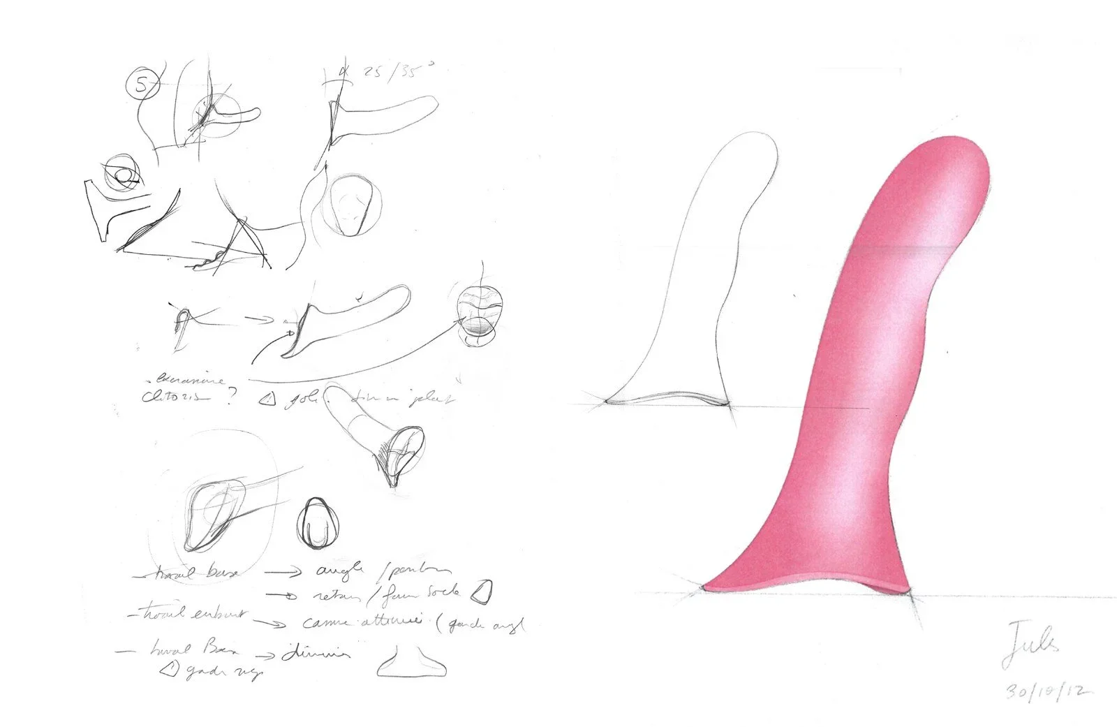 Wet for her dildo fusion design objet