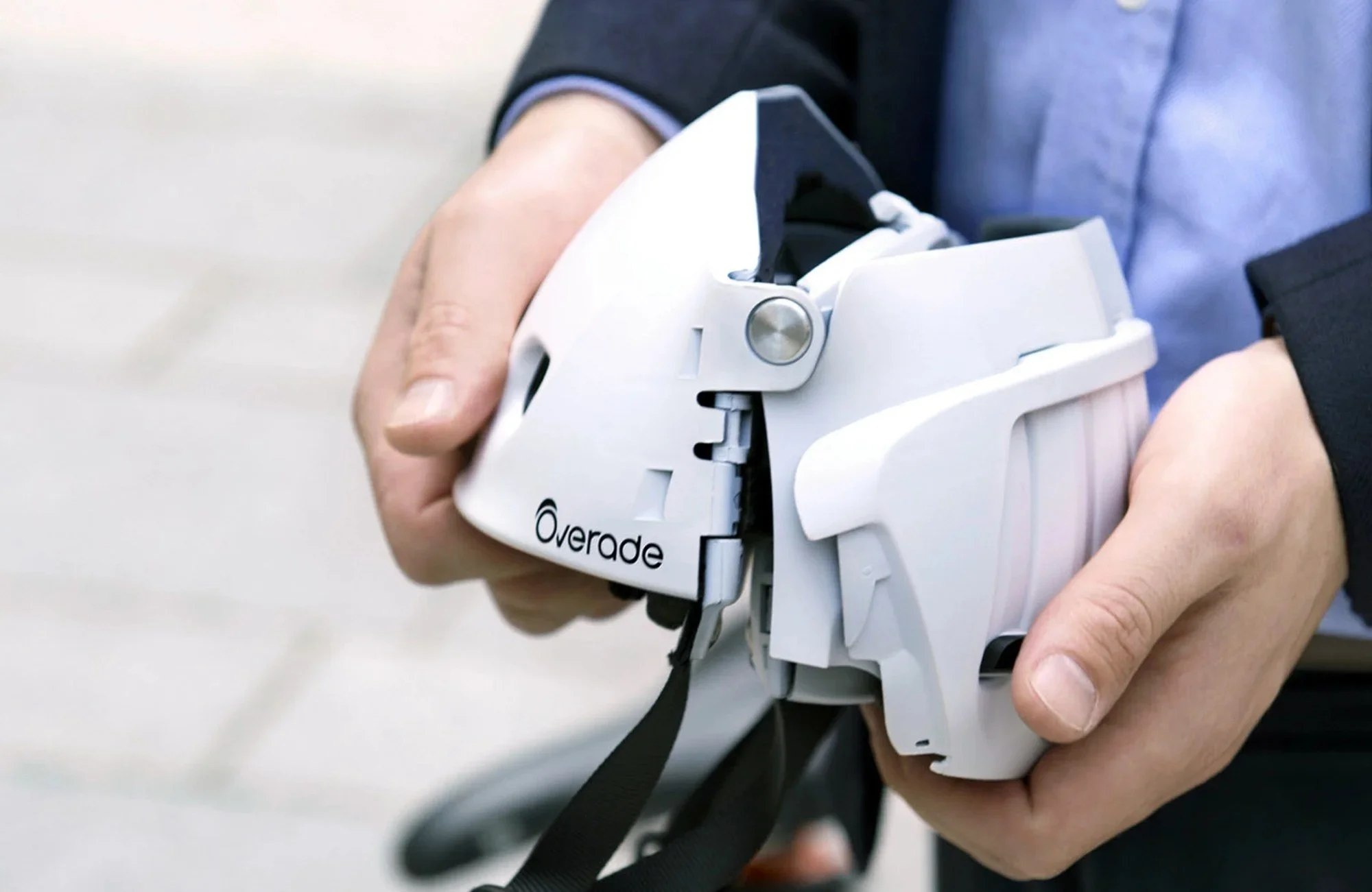Casque pliable plixi overade design produit