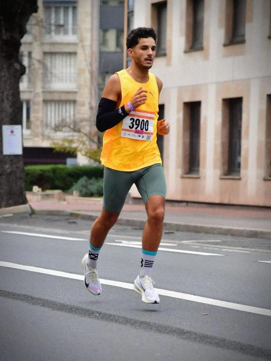 Merwan, athlète LASTRIVE, en course