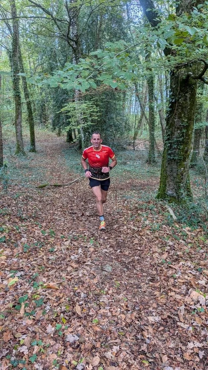 Benoît, athlète LASTRIVE, en course