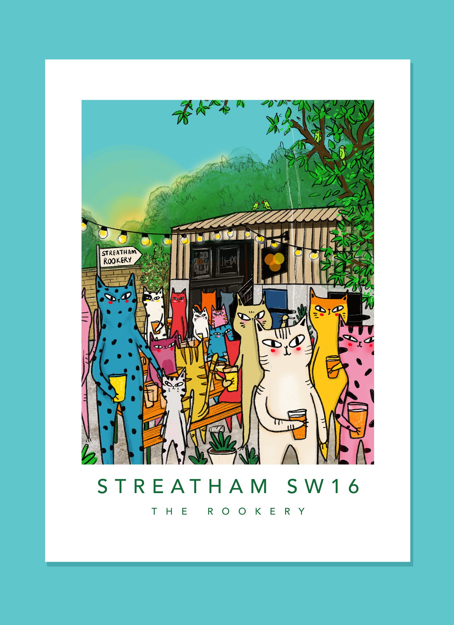 Limited Edition Streatham Rookery Print