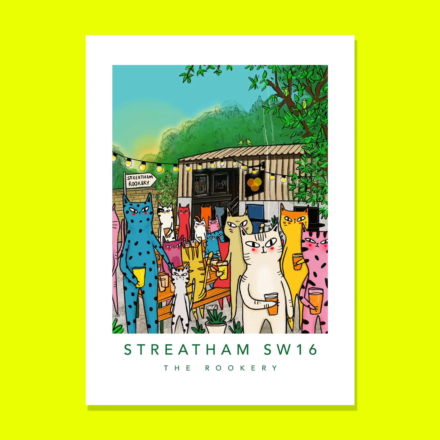 Streatham Rookery Print