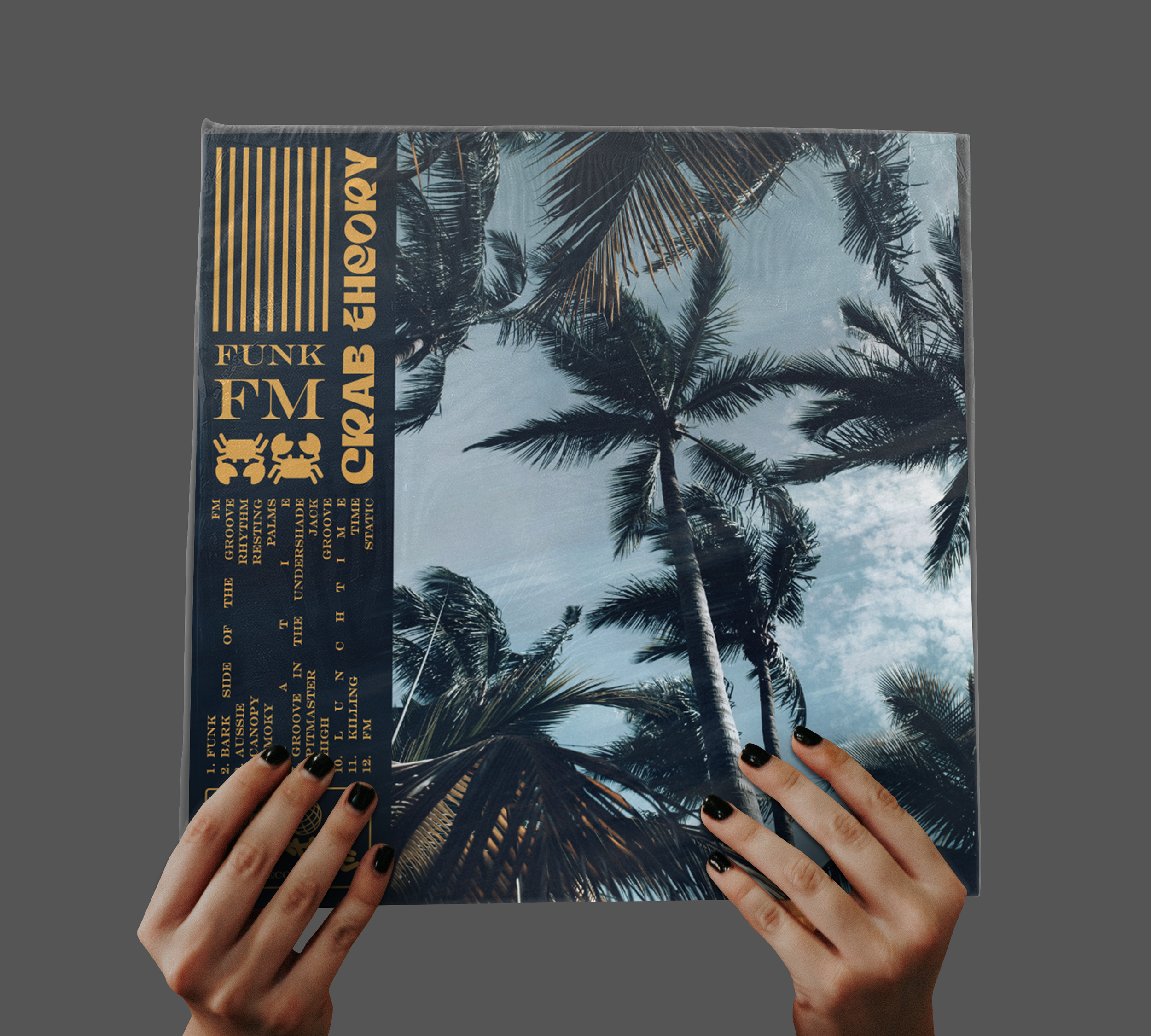 A music album cover project for Crab Theory.