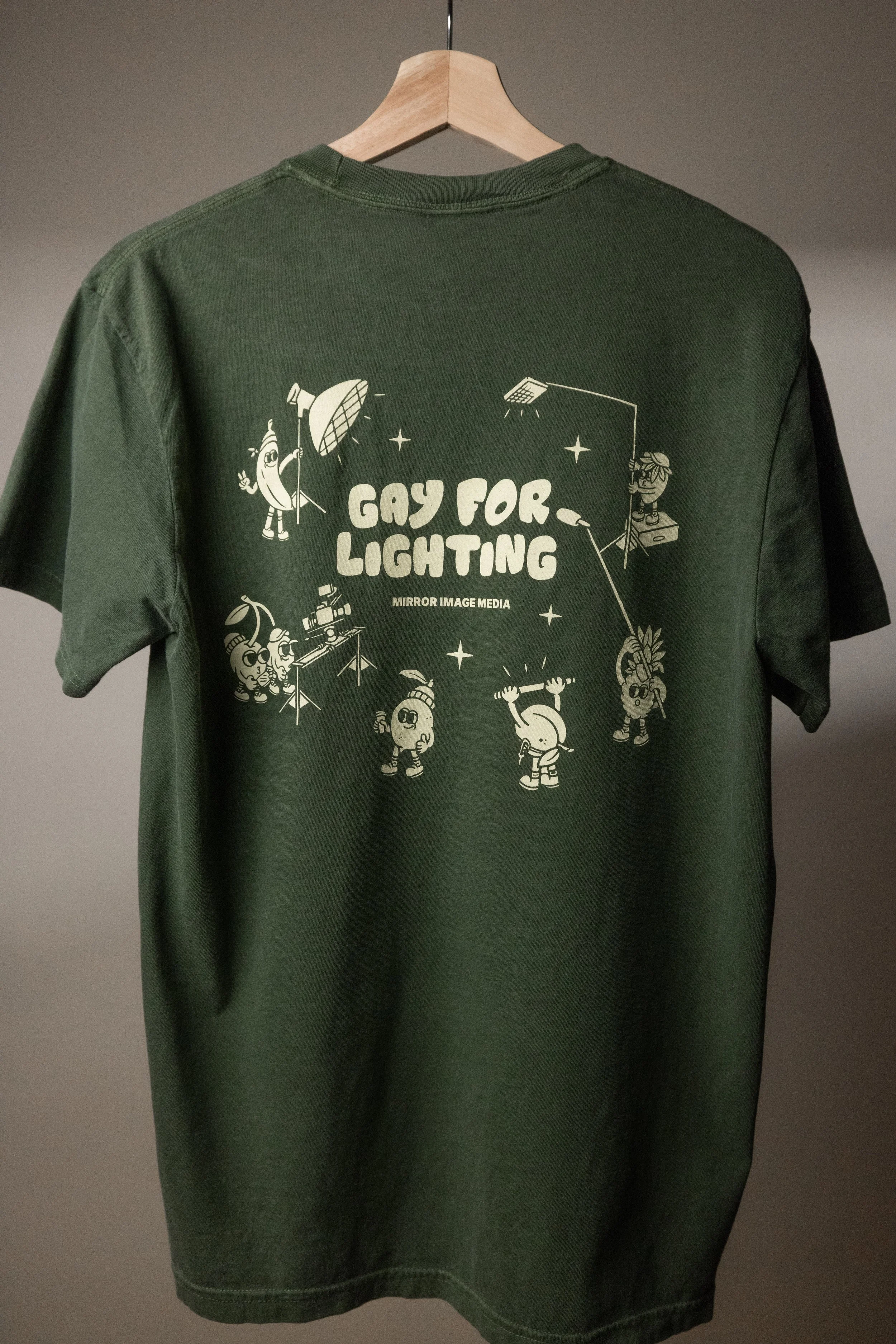 Green Back Gay For Lighting T Shirt Mirror Image Media.jpg