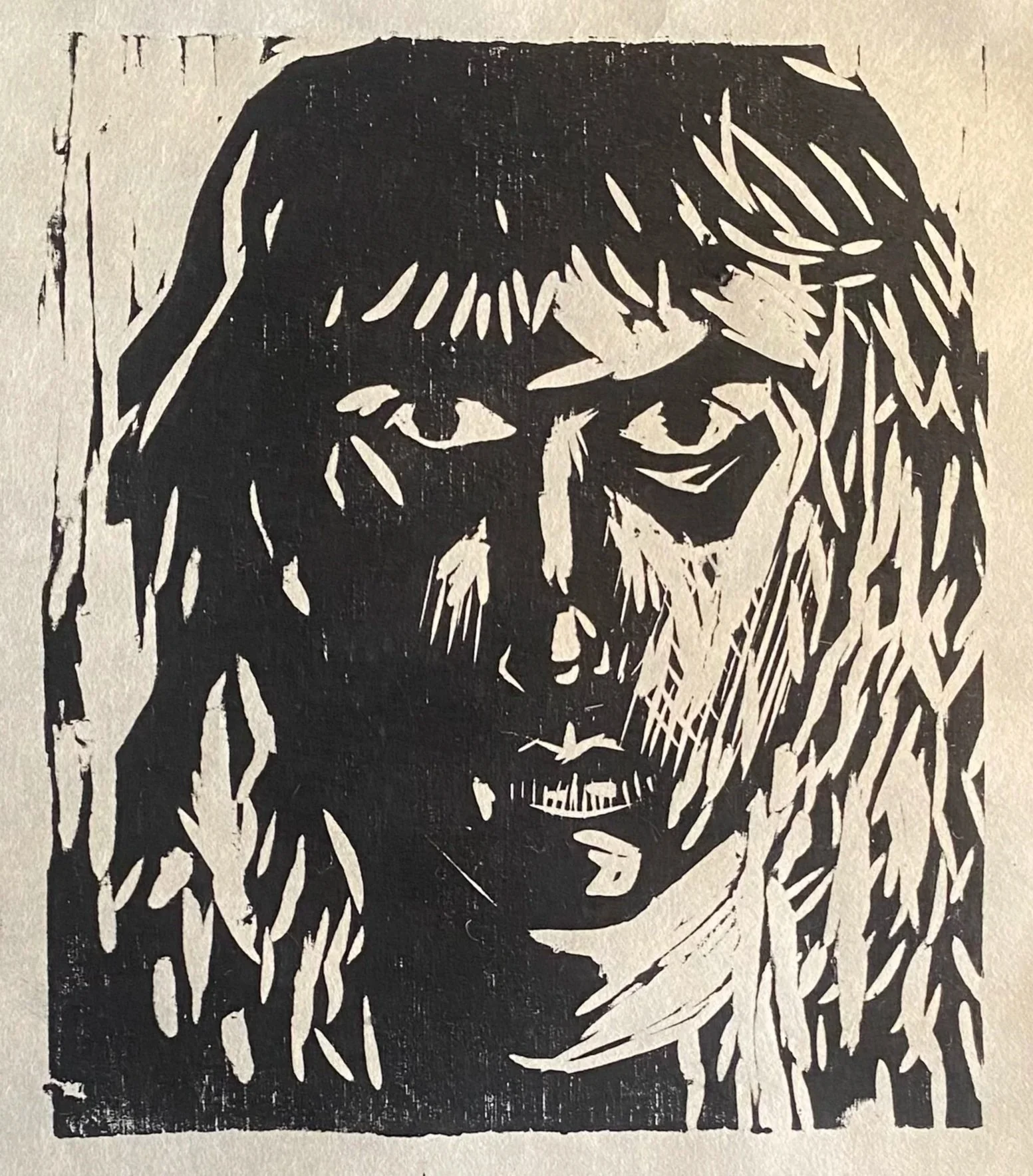  Untitled , woodcut (10 x 12 cm) 2025, unaditioned