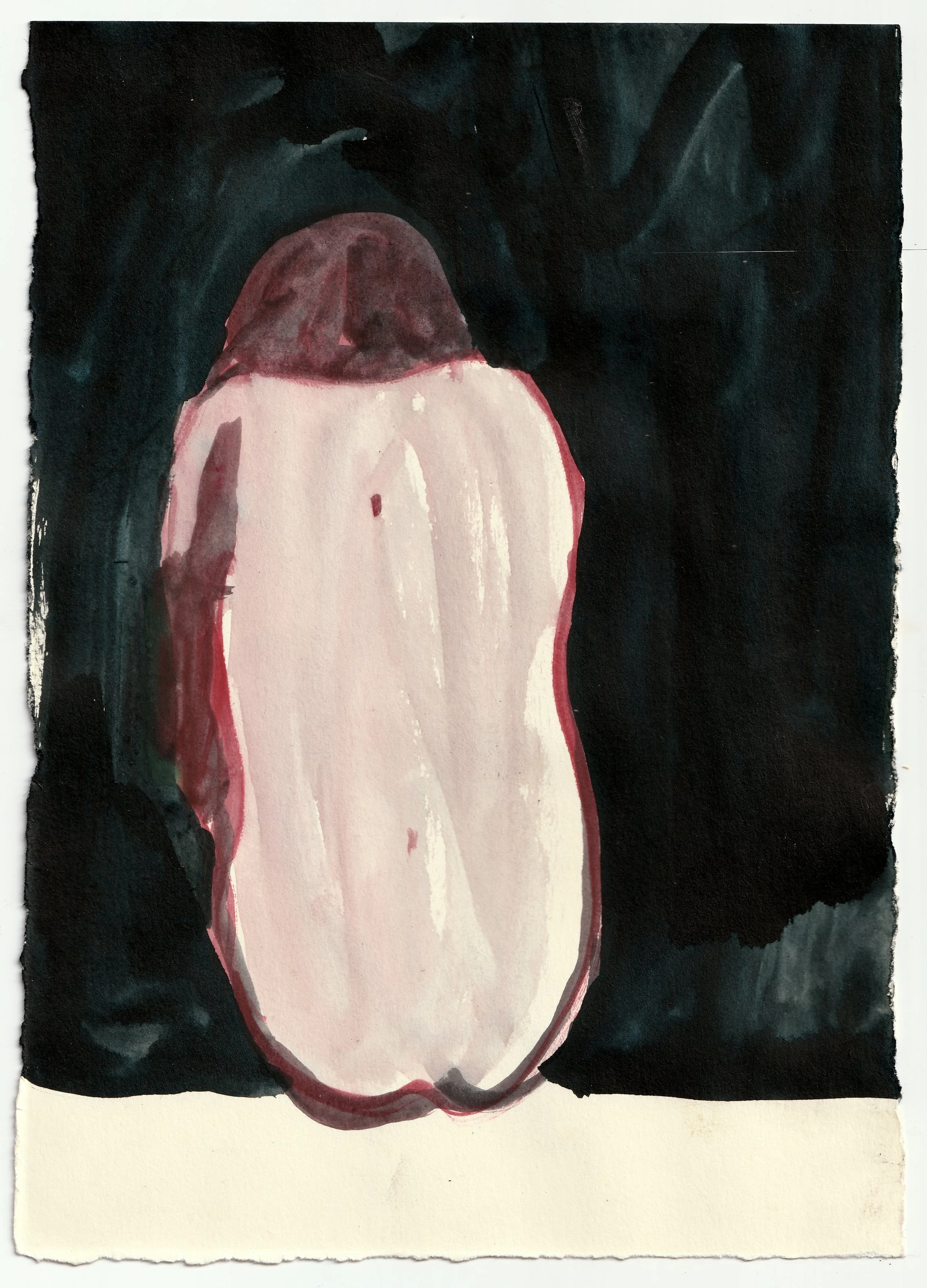  Untitled , guache and ink on paper 15 x 21 cm, 2026
