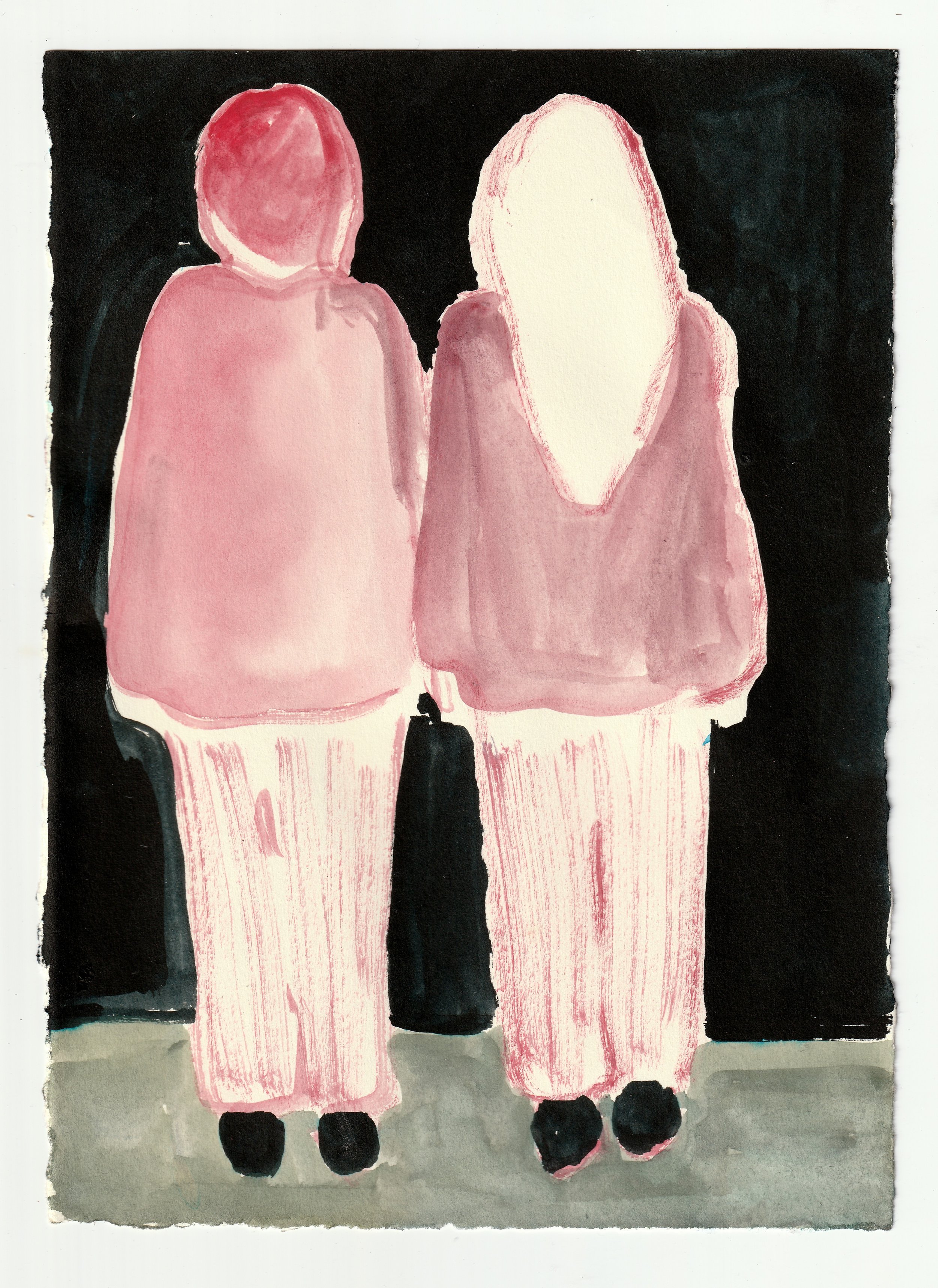  Untitled , guache and ink, 15 x 21 cm, 2026