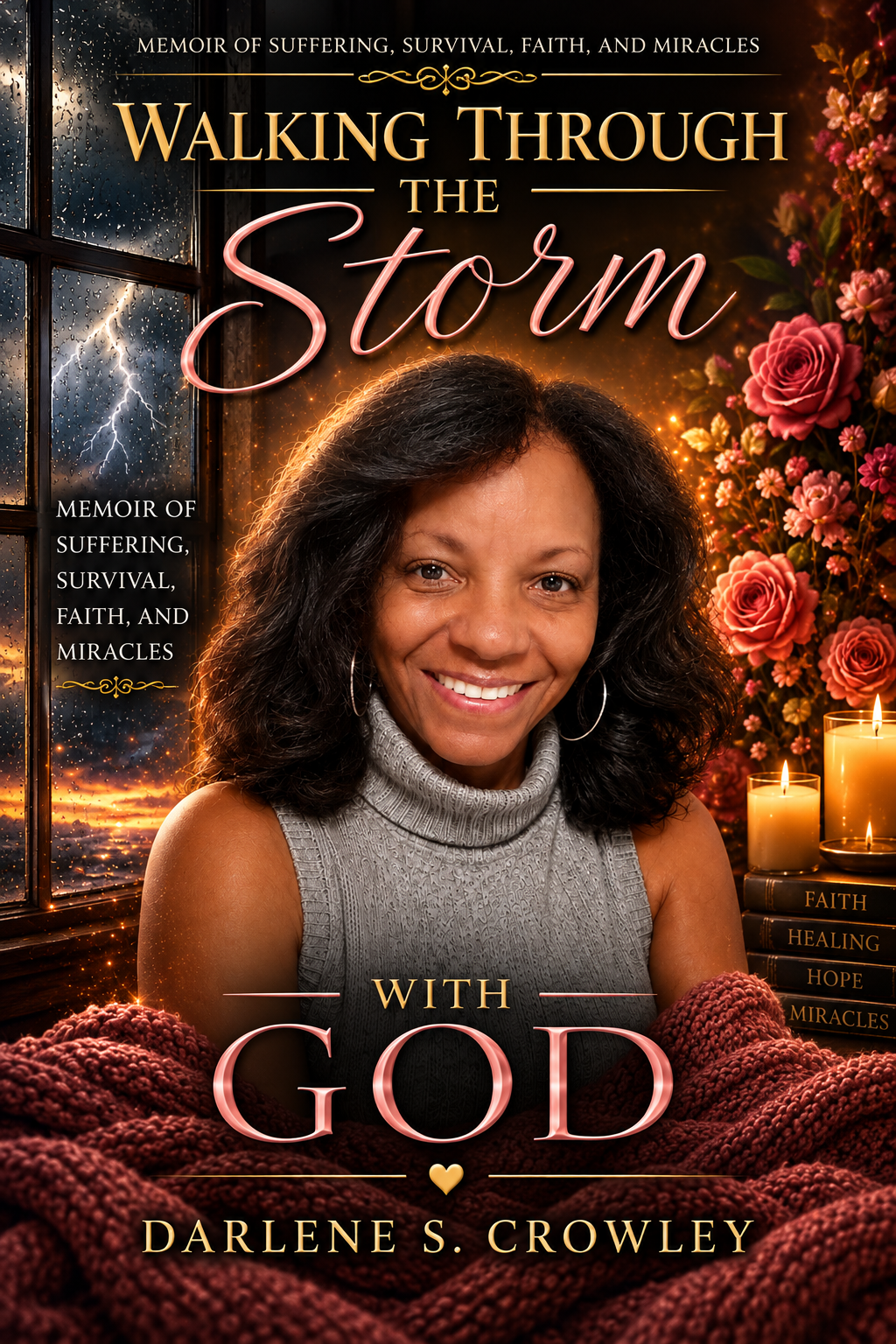 Book cover of Walking Through the Storm With God by Darlene S. Crowley