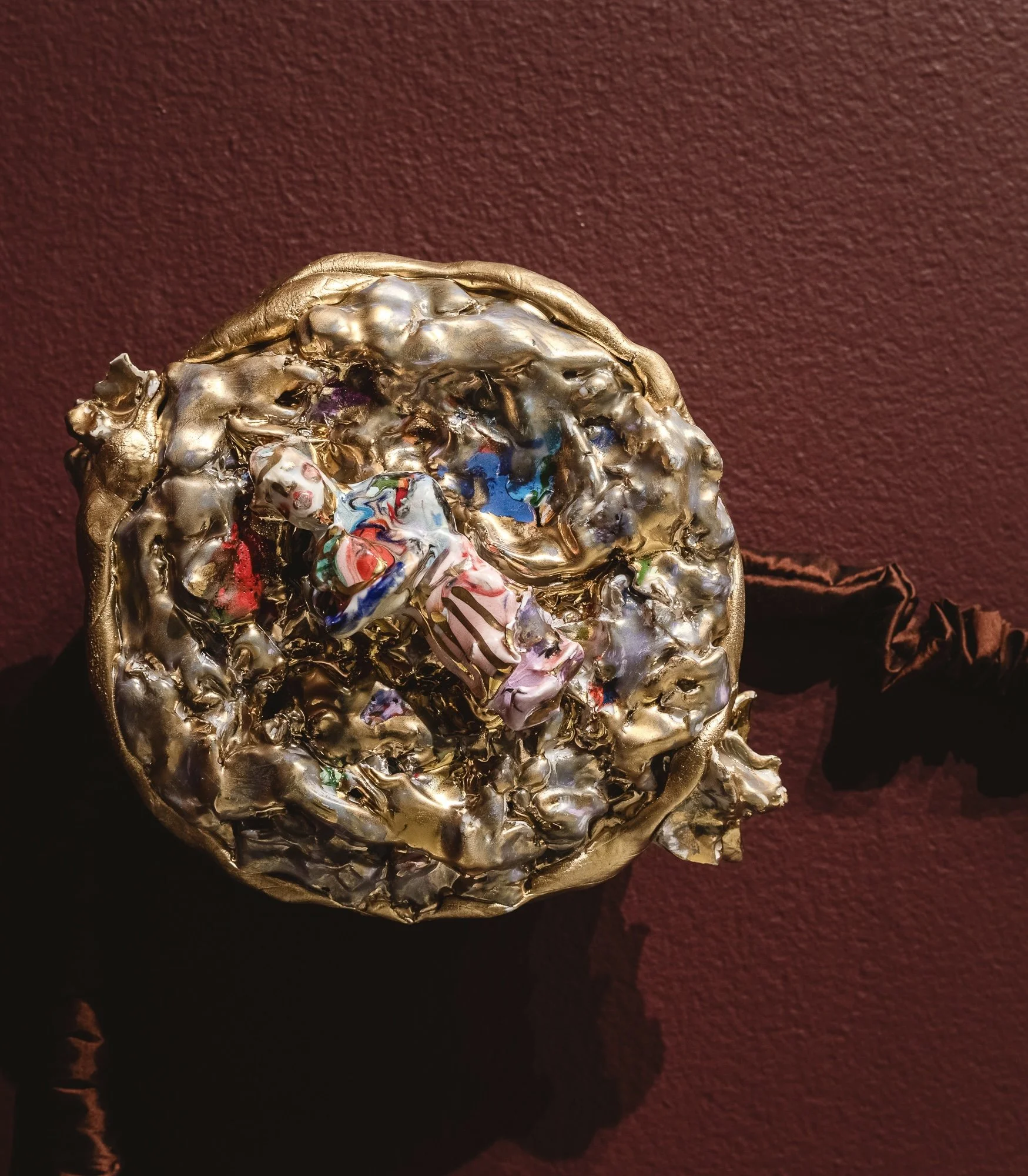 'Would an Angel Apologize for Spilling Champagne?' exhibition shot