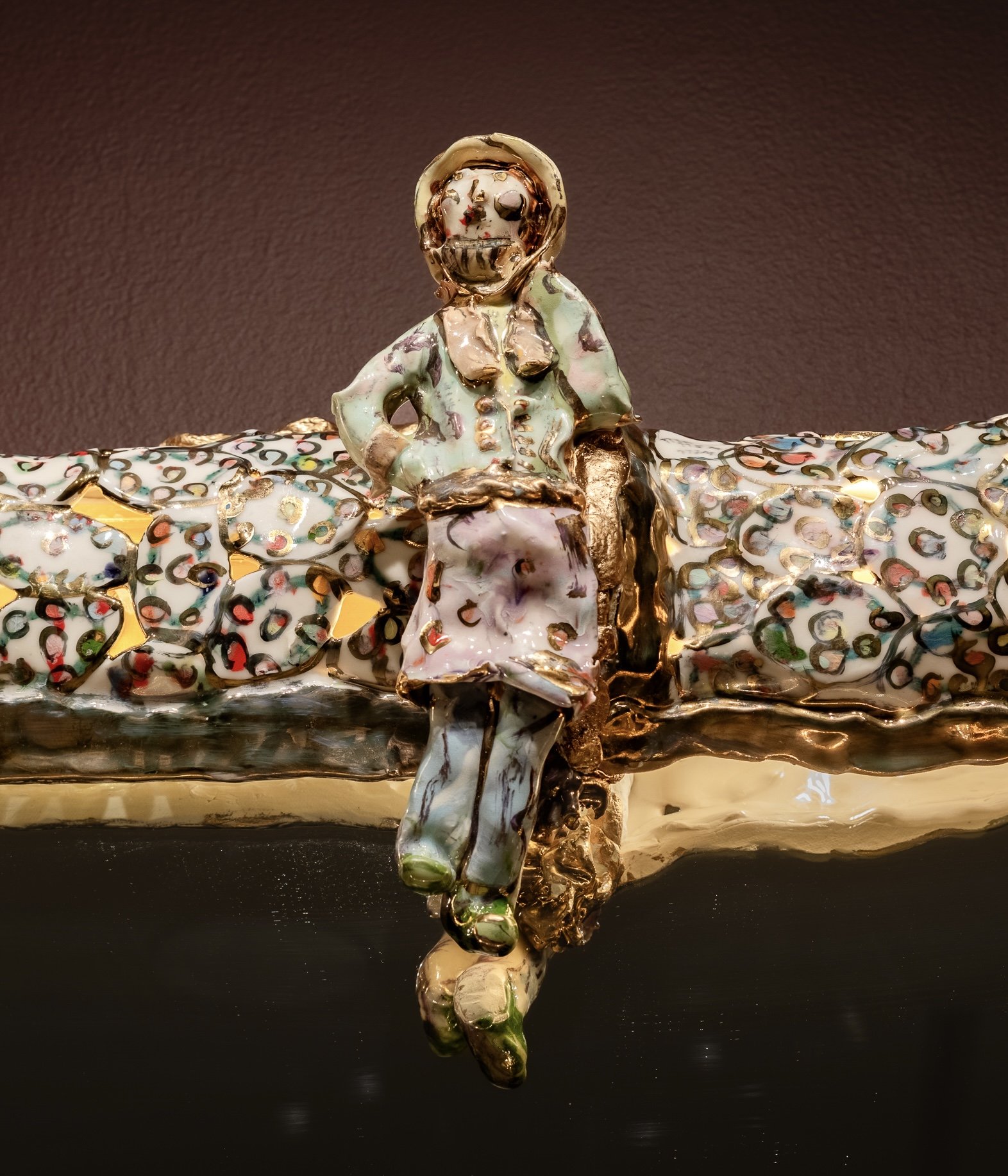 'Would an Angel Apologize for Spilling Champagne?' exhibition shot