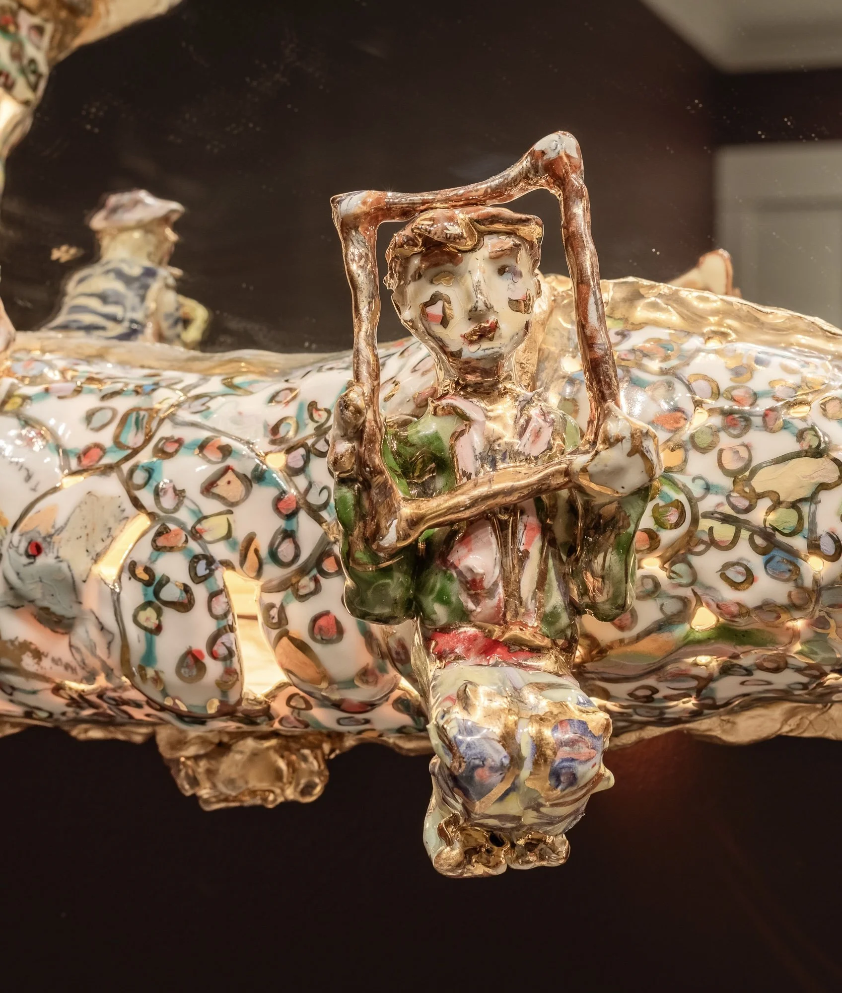 'Would an Angel Apologize for Spilling Champagne?' exhibition shot