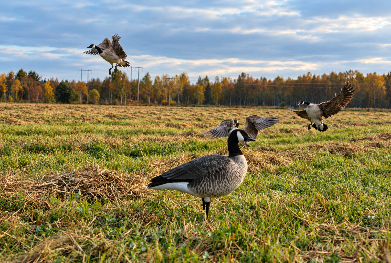 Flockade gåsbulvaner