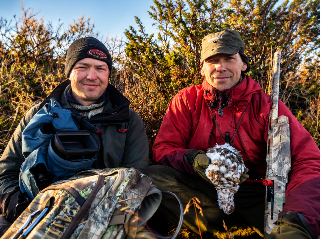 Andreas och Ulf under inspelningen