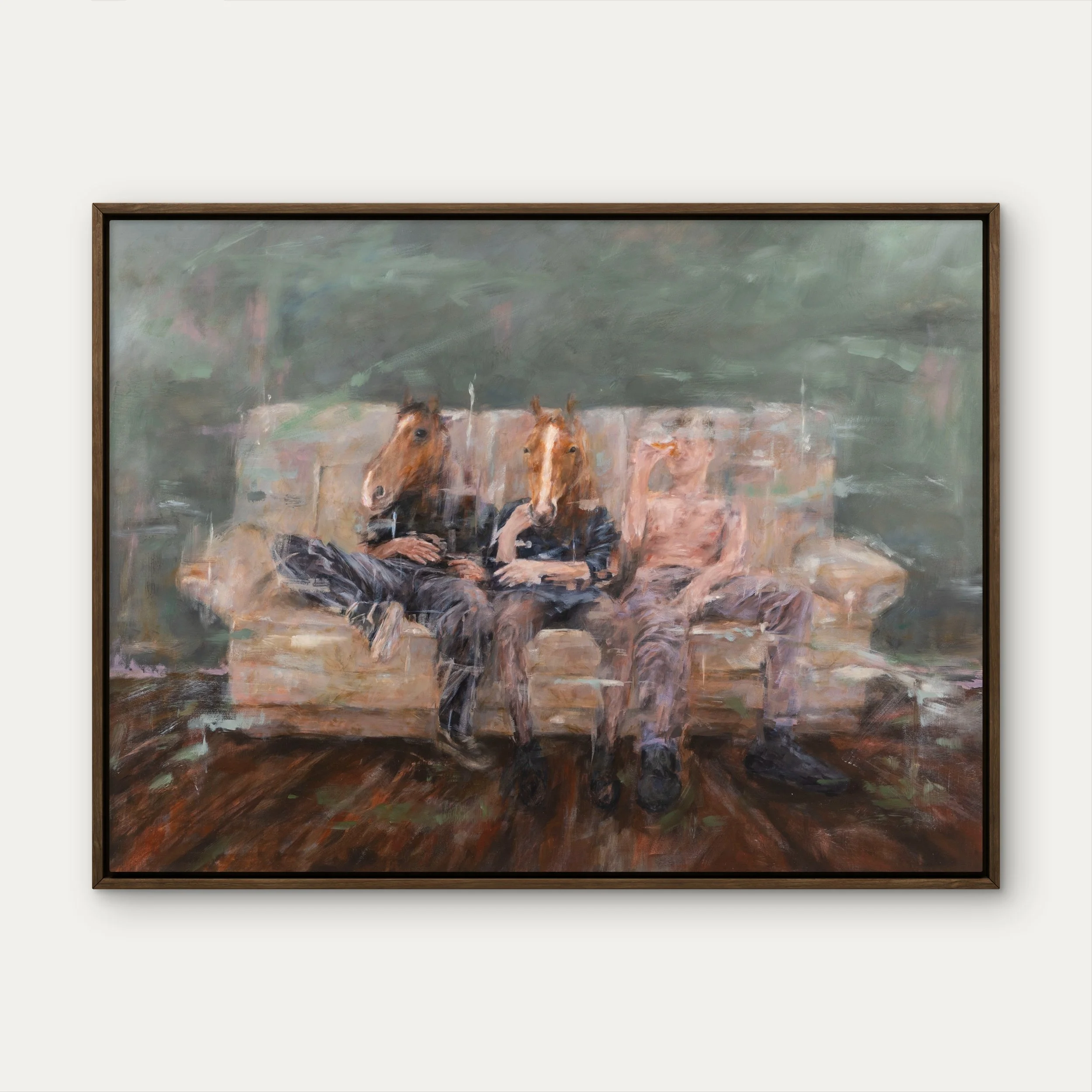 Backstage - Original painting