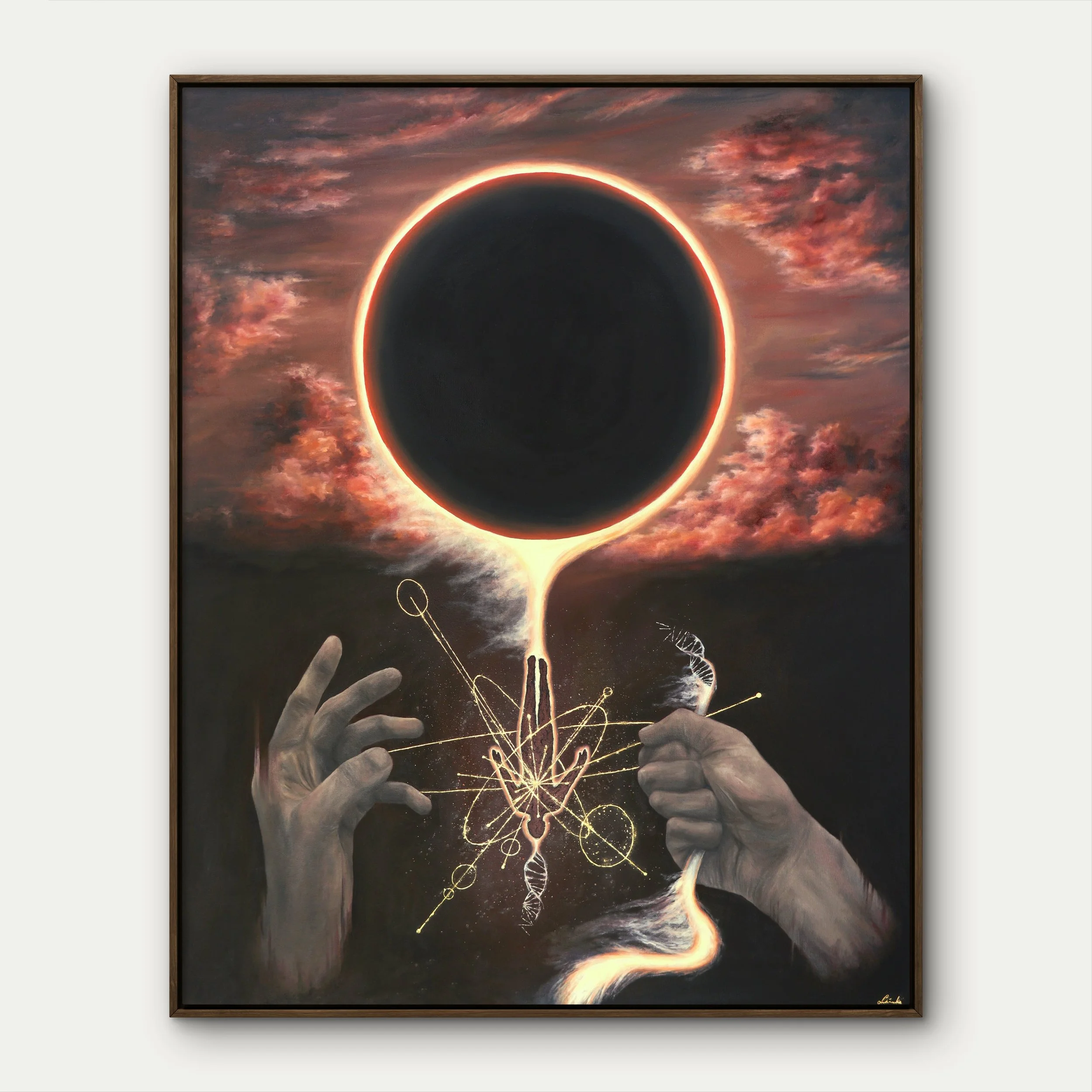 Feuermond - Original painting