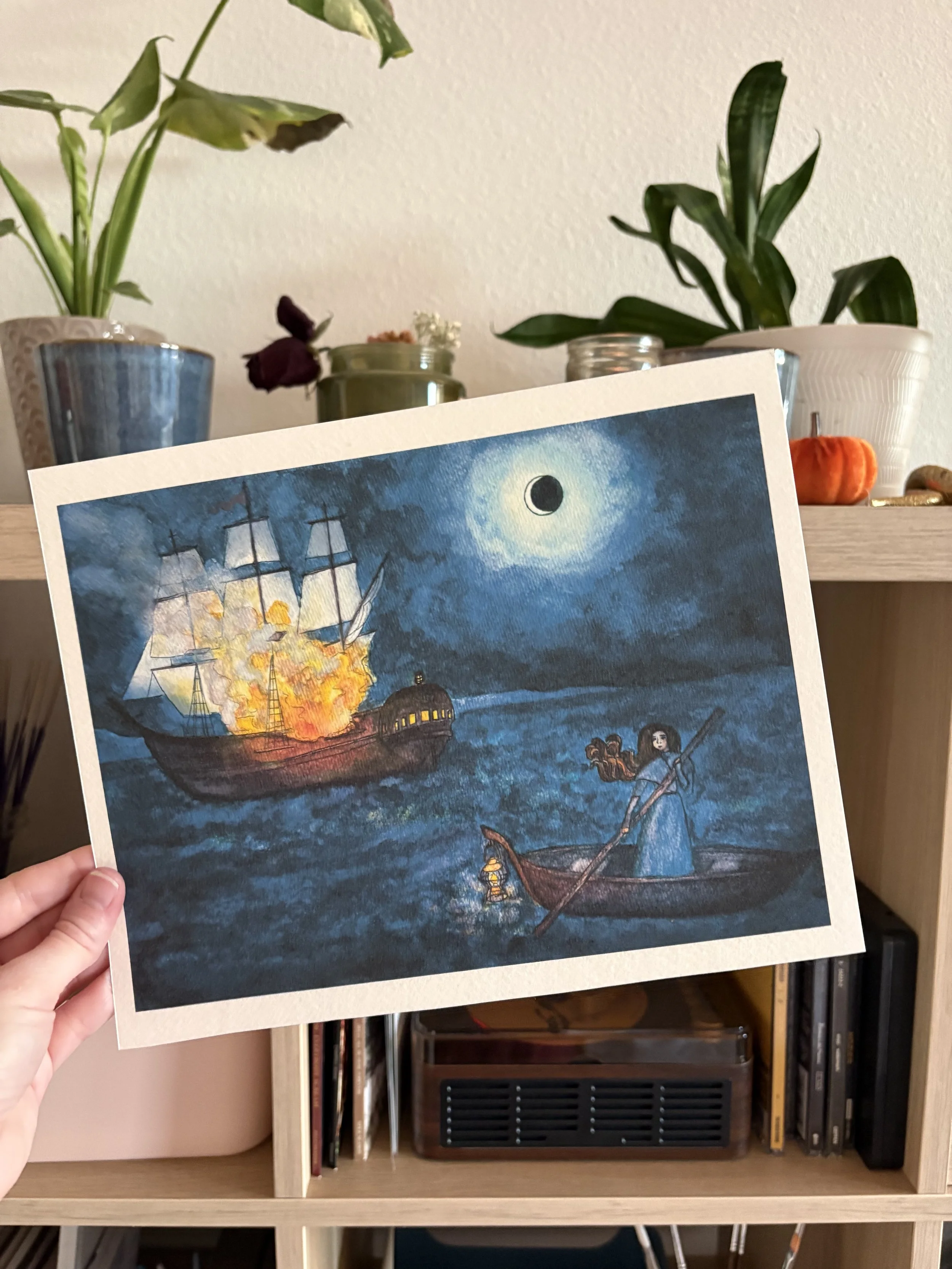 What Cannot Be Saved – Watercolor Art Print