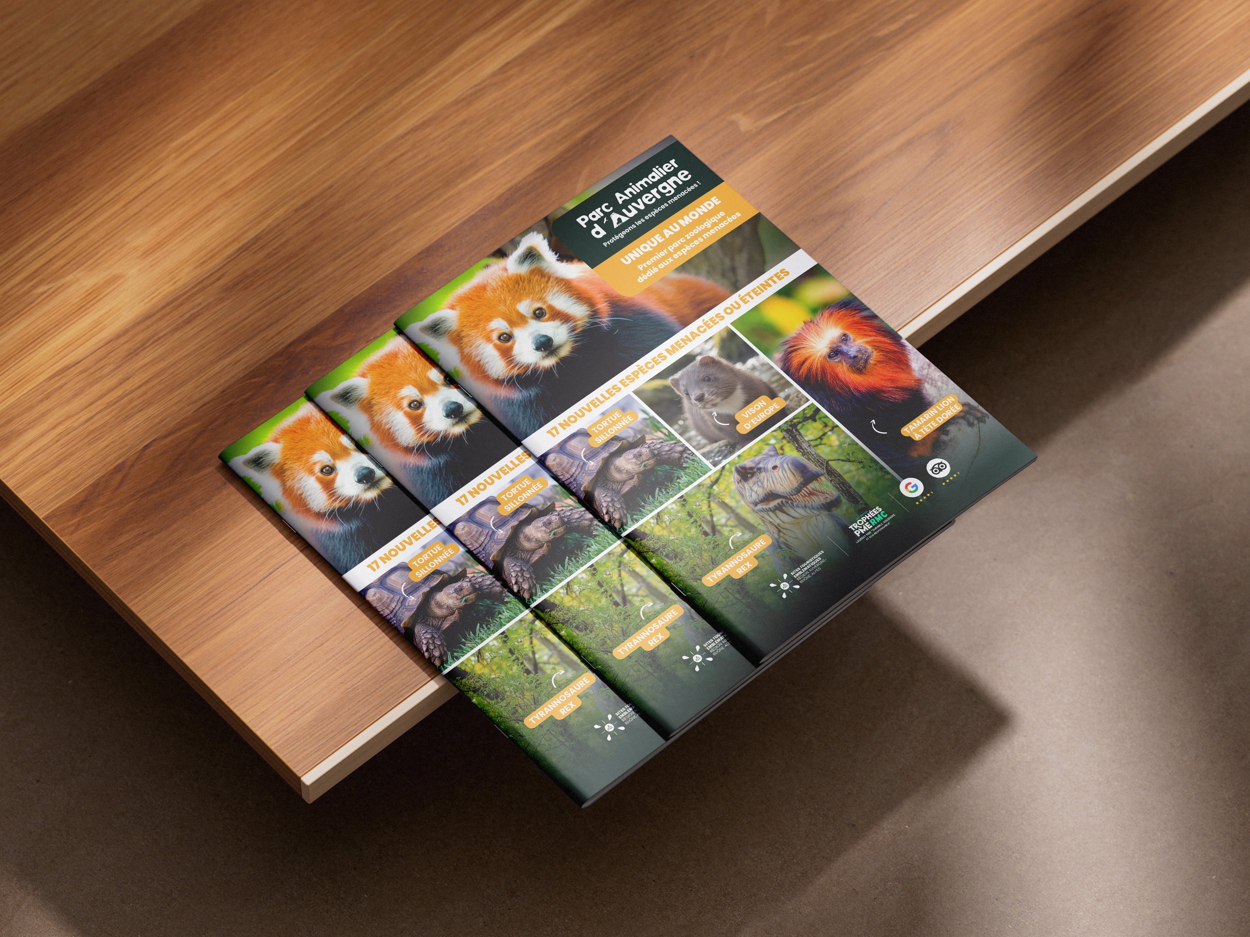 Brochures Parc Animalier d'Auvergne