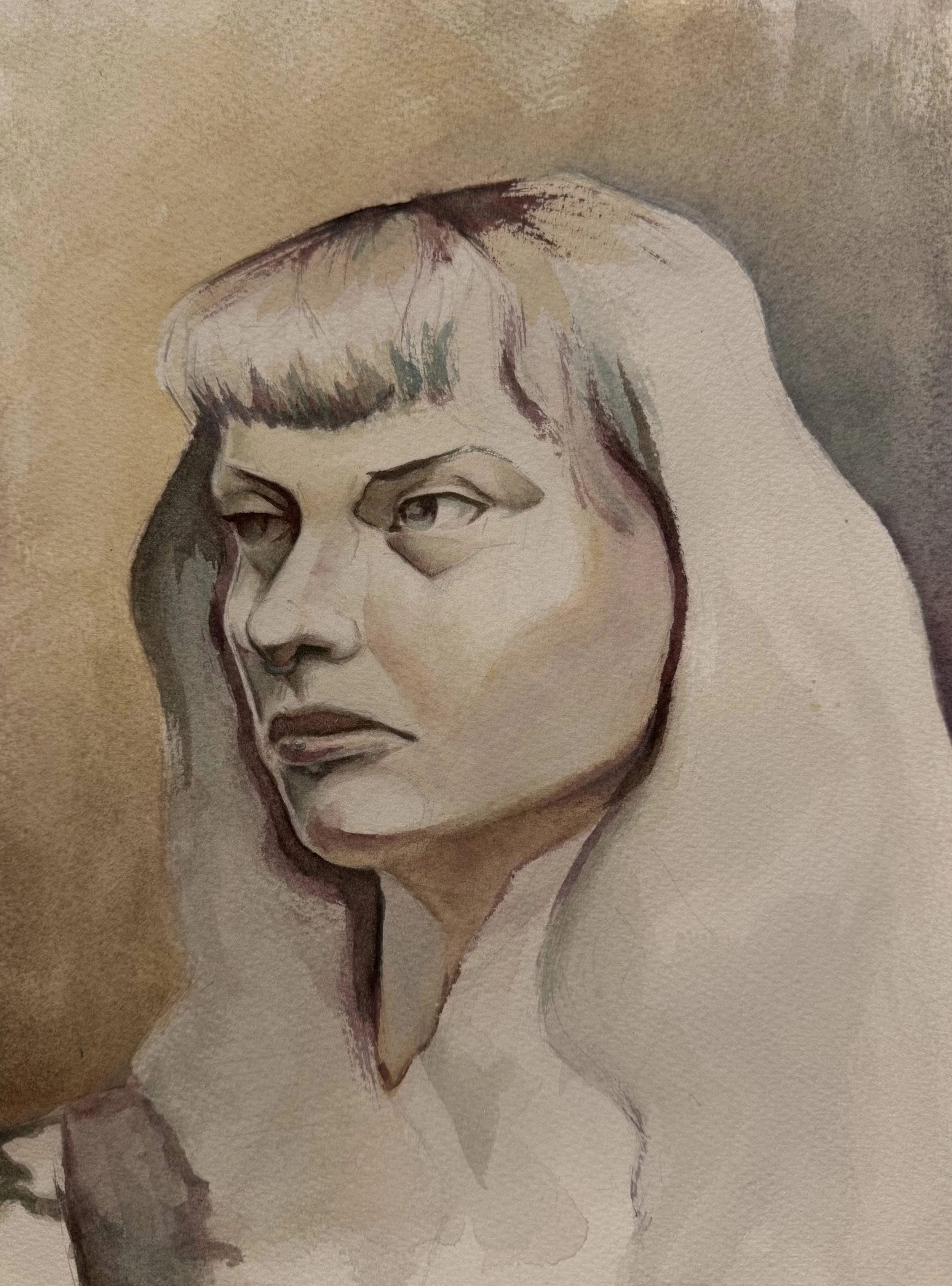 9" x 12", watercolor, 2026