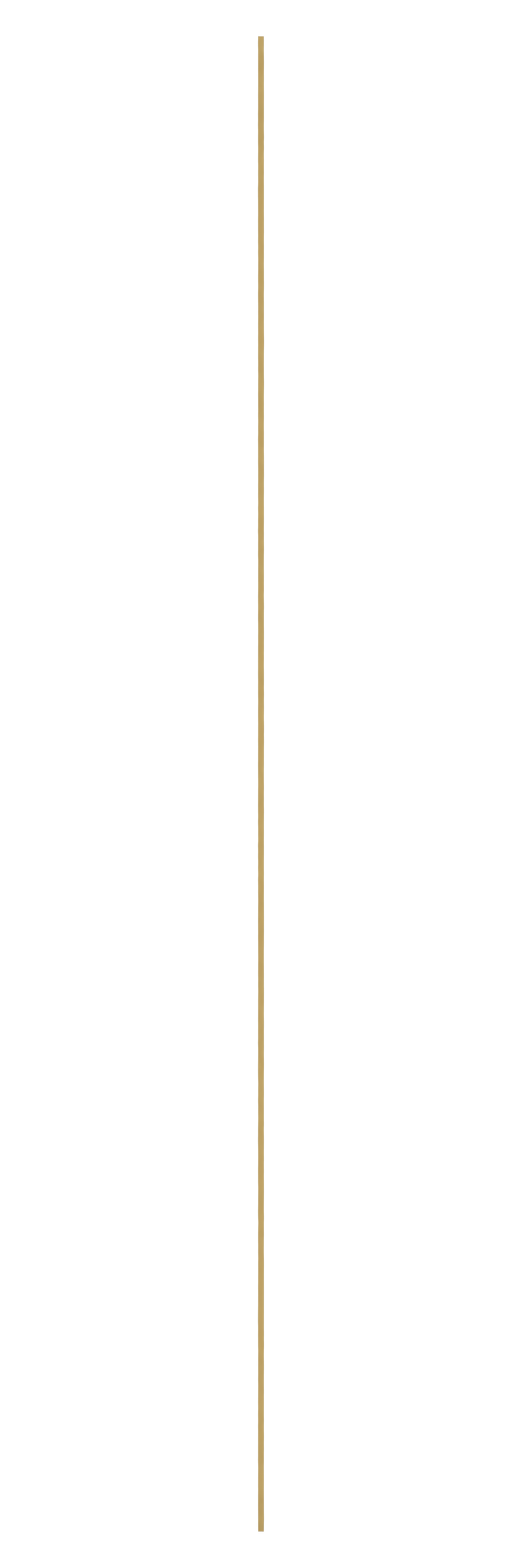 A tall, slender, yellow and gray striped pole extending vertically in the image.