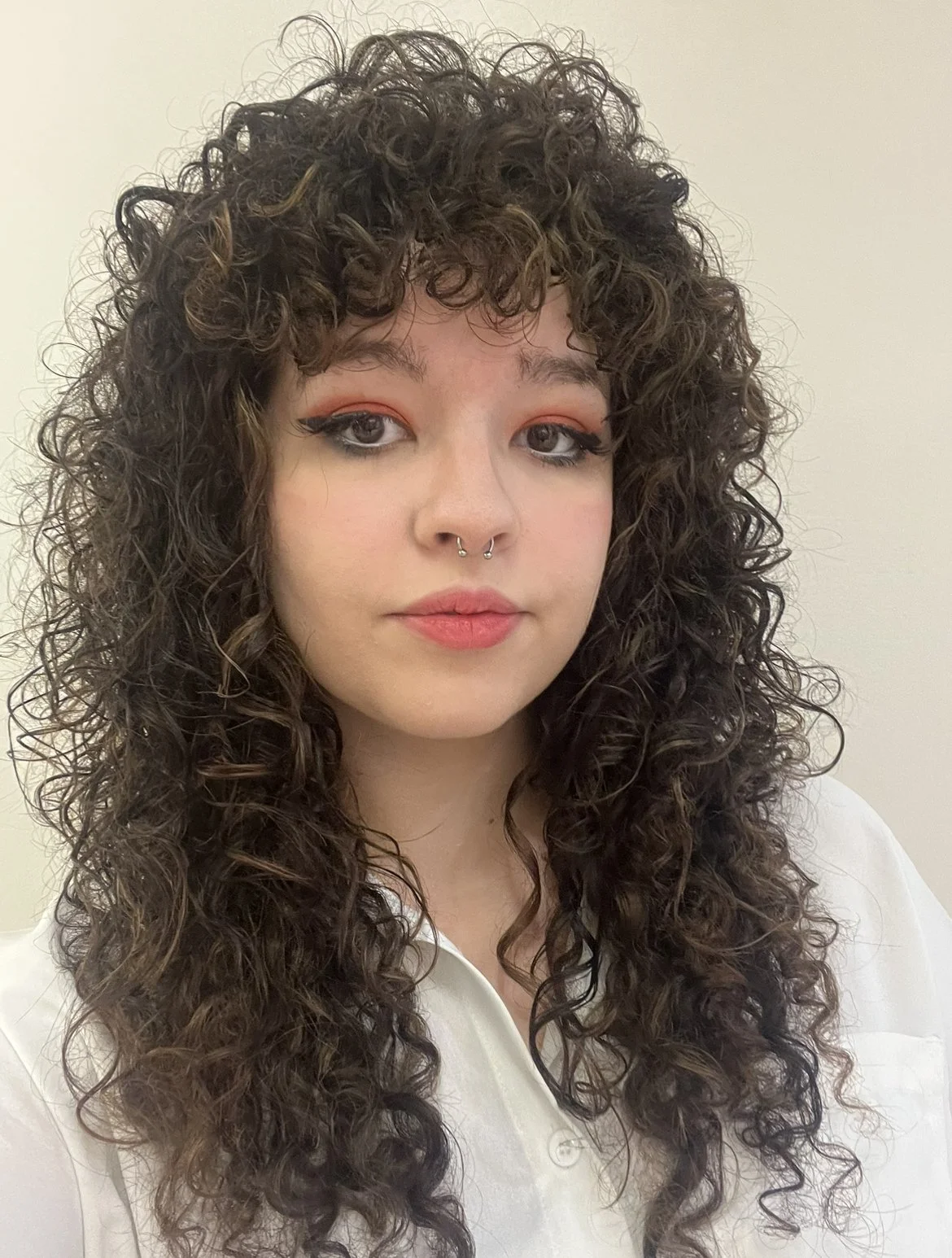 Curly Layered haircut