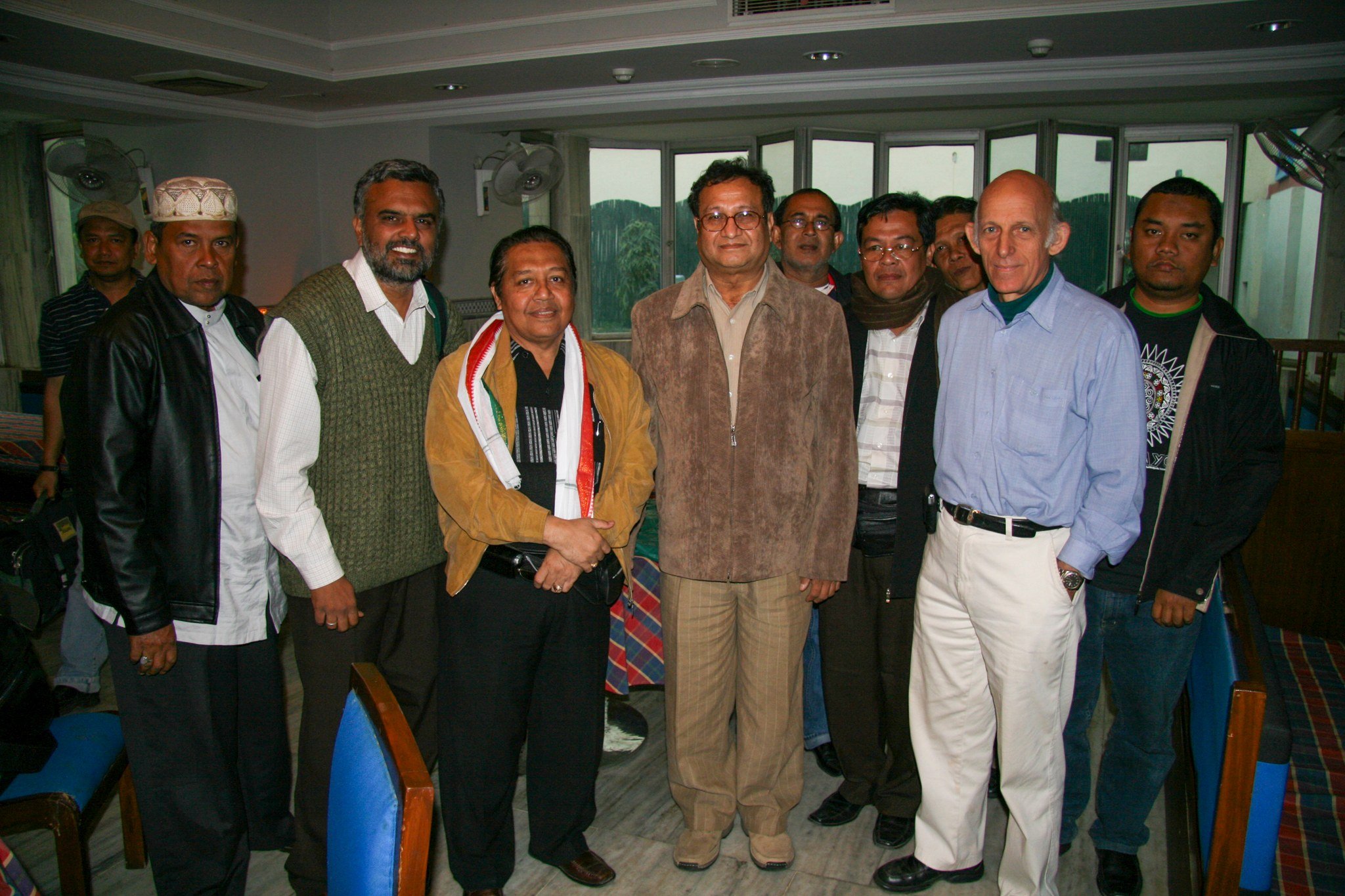 With friends, February 2006.