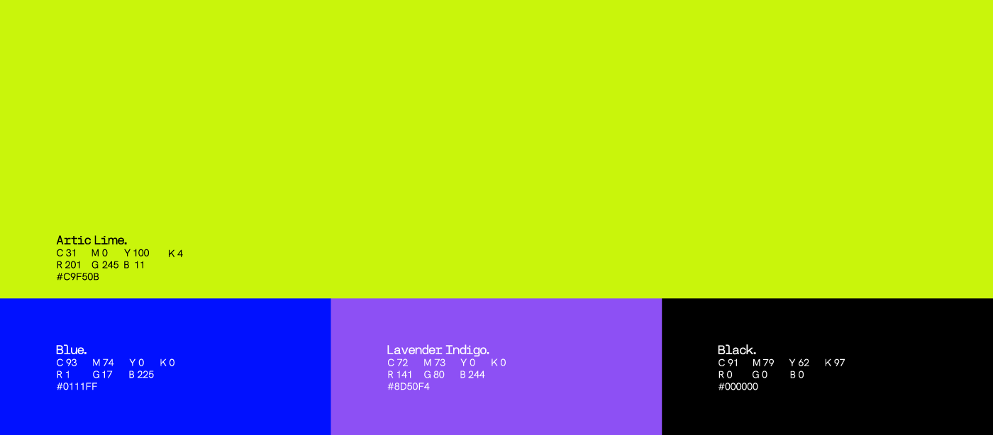 Color palette The future content