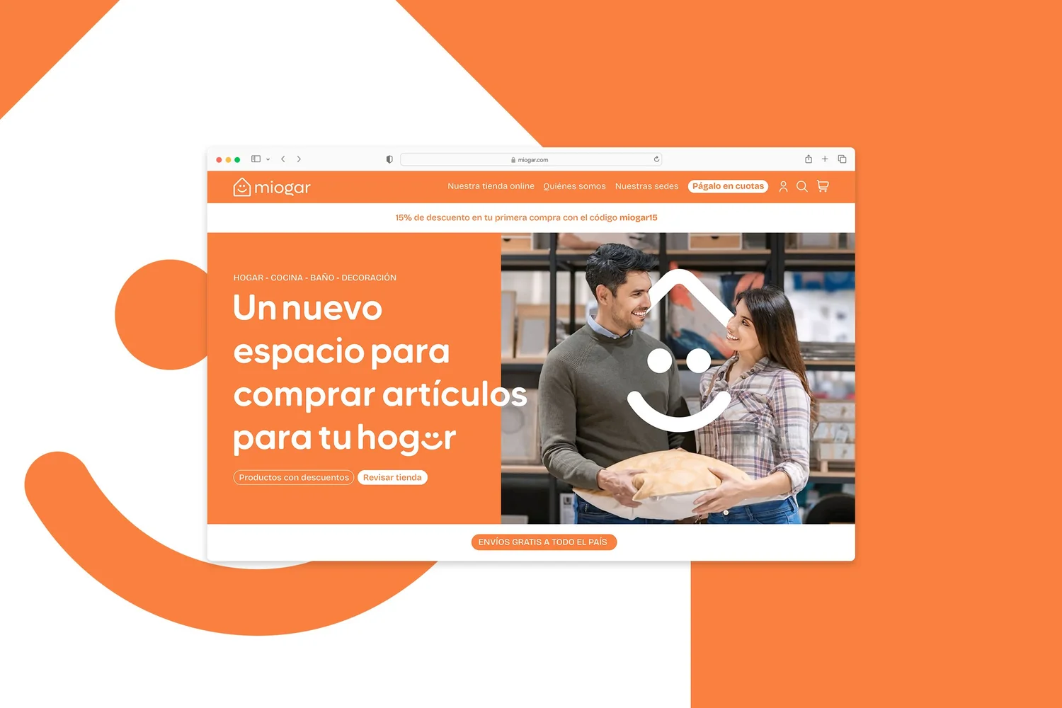 Safari browser mockup Miogar