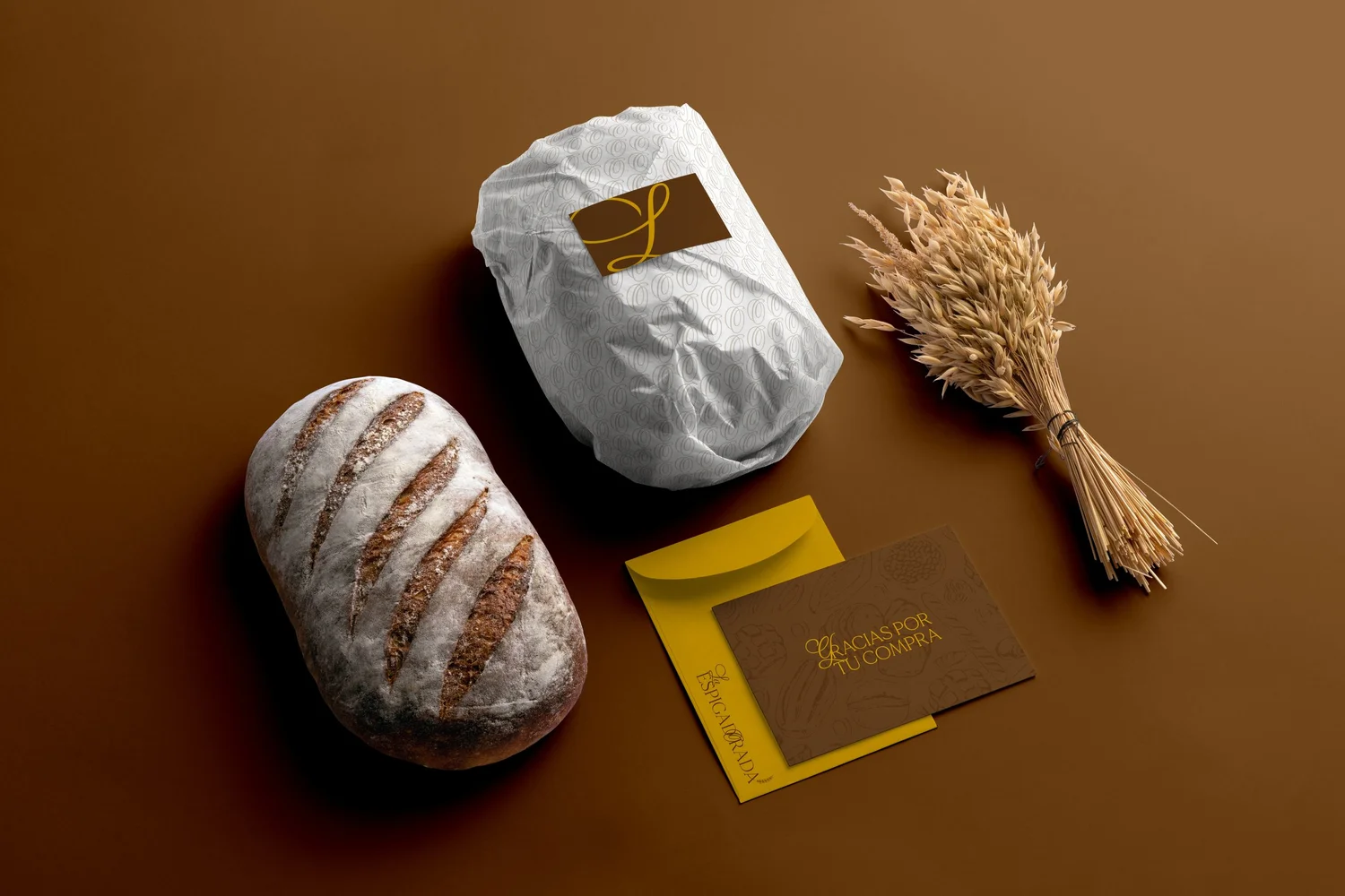 La Espiga Dorada mockup pan