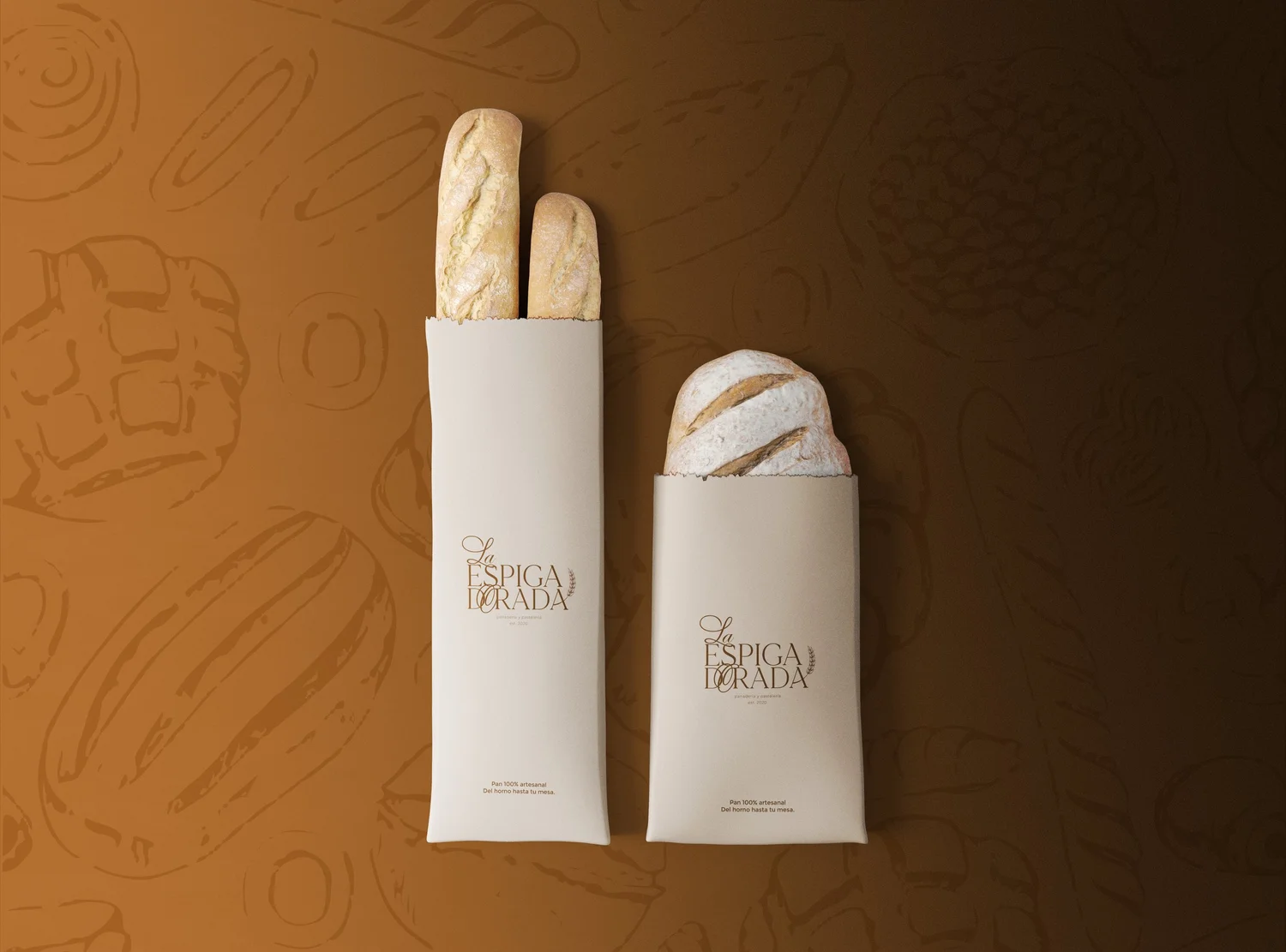 La Espiga Dorada bread mockup