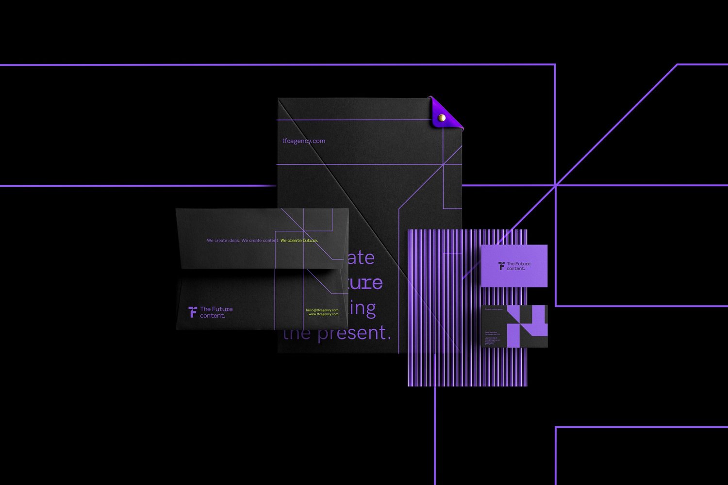 The future content branding library scene