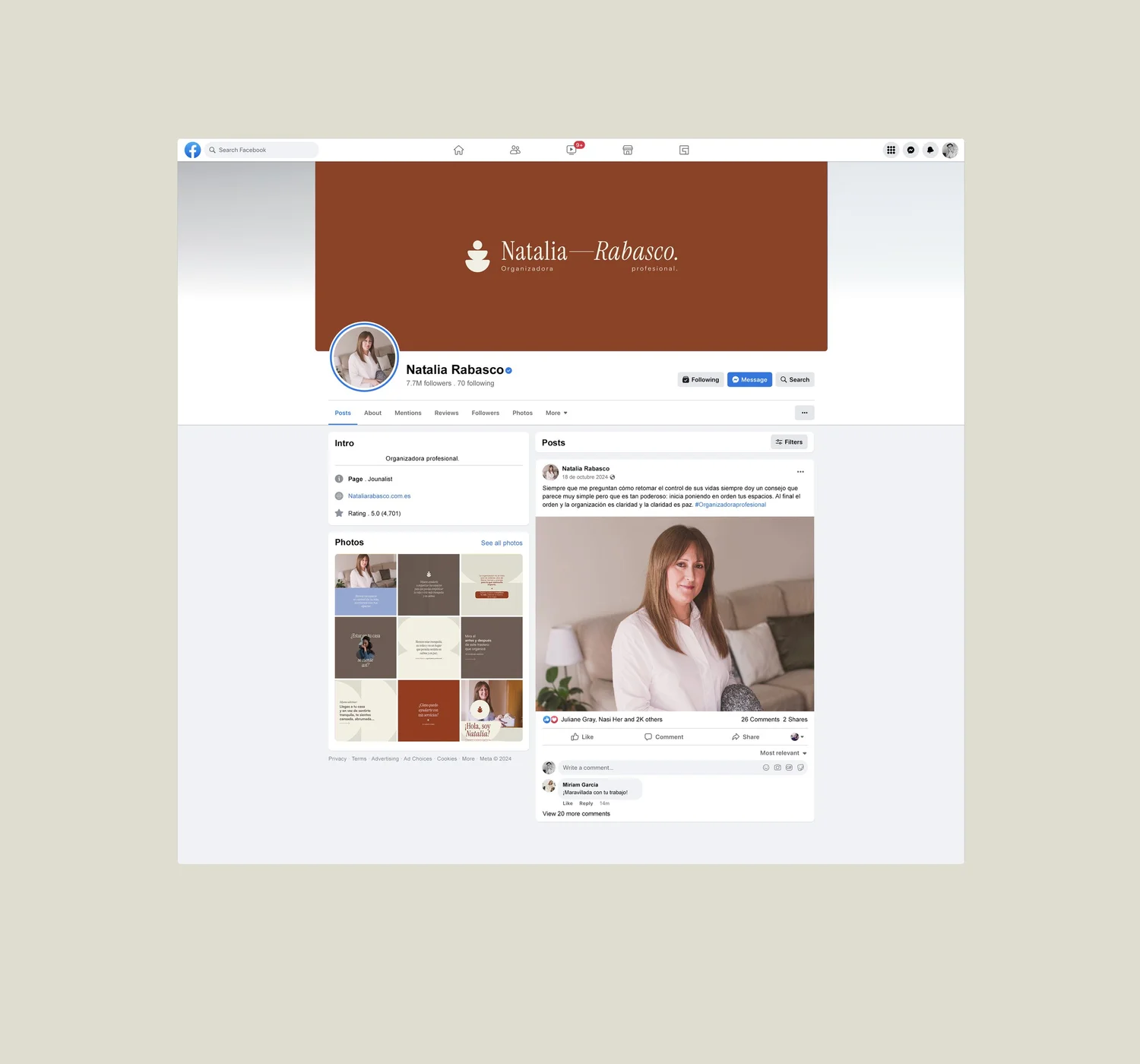 Facebook mockup nuevo Natalia Rabasco