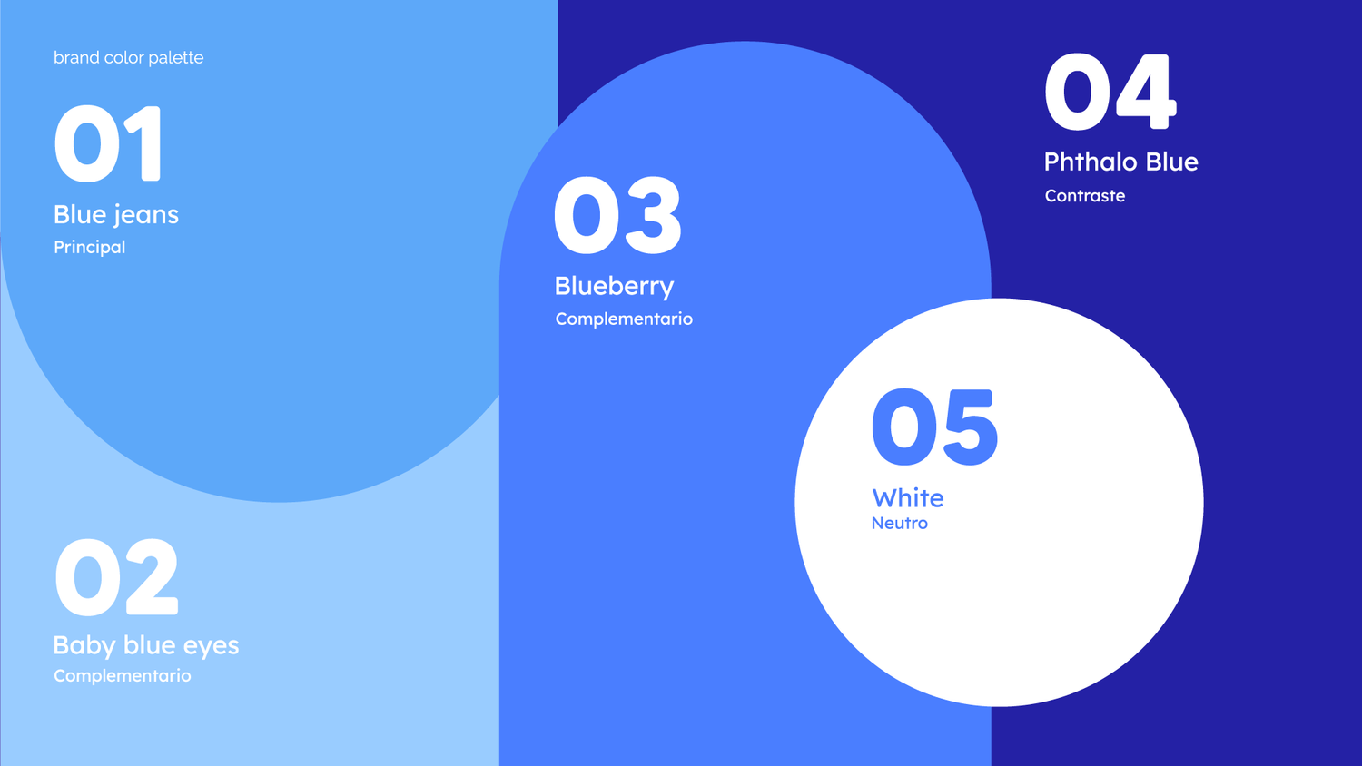 Brand color palette Hiuman
