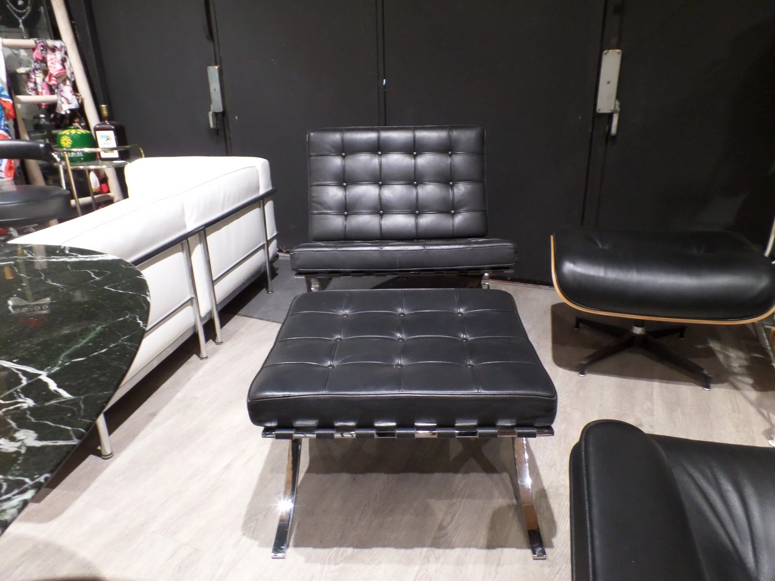 FAUTEUIL BARCELONA  AVEC OTTOMAN