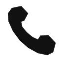 Silhouette of a phone handset