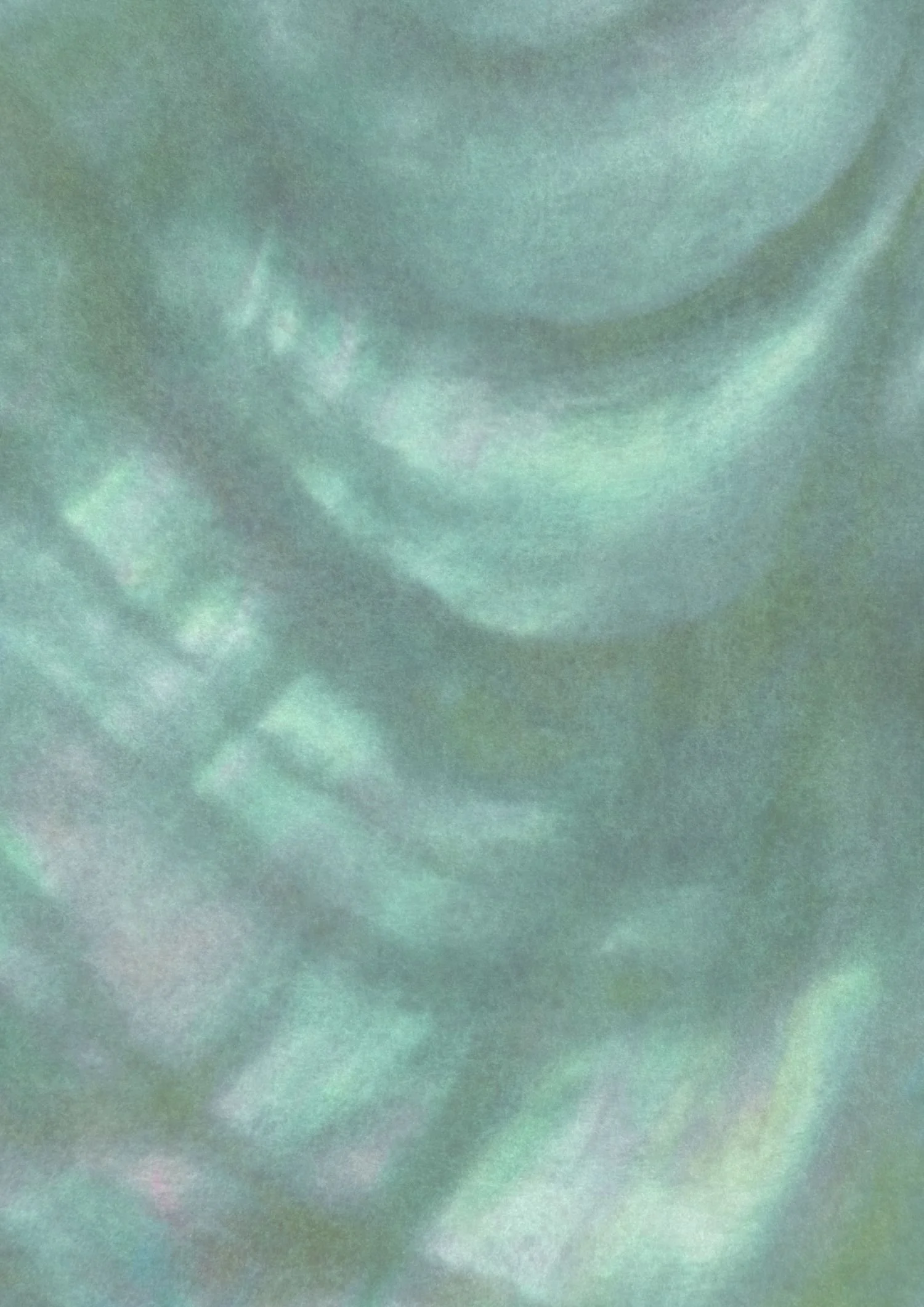 Close-up of soft, green fabric with subtle folds and a slight sheen.