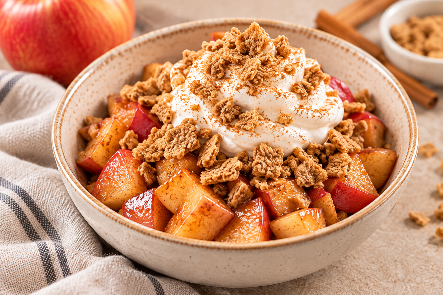 Cinnamon Apple Crunch Treat