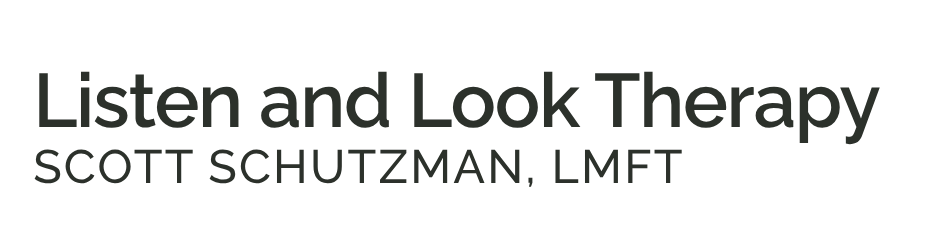 Listen and Look Therapy with Scott Schutzman, LMFT (logo)