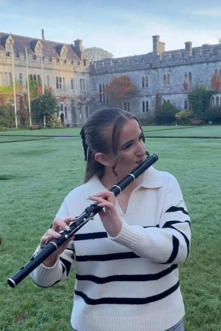 Performing in the University College Cork Quadrant