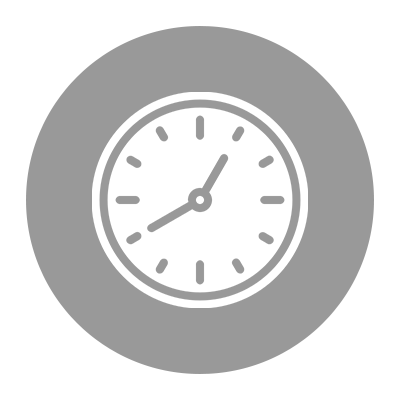 Clock showing 8:07