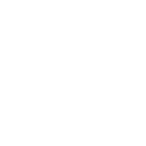 Icon of a white chalkboard or easel on a black background.