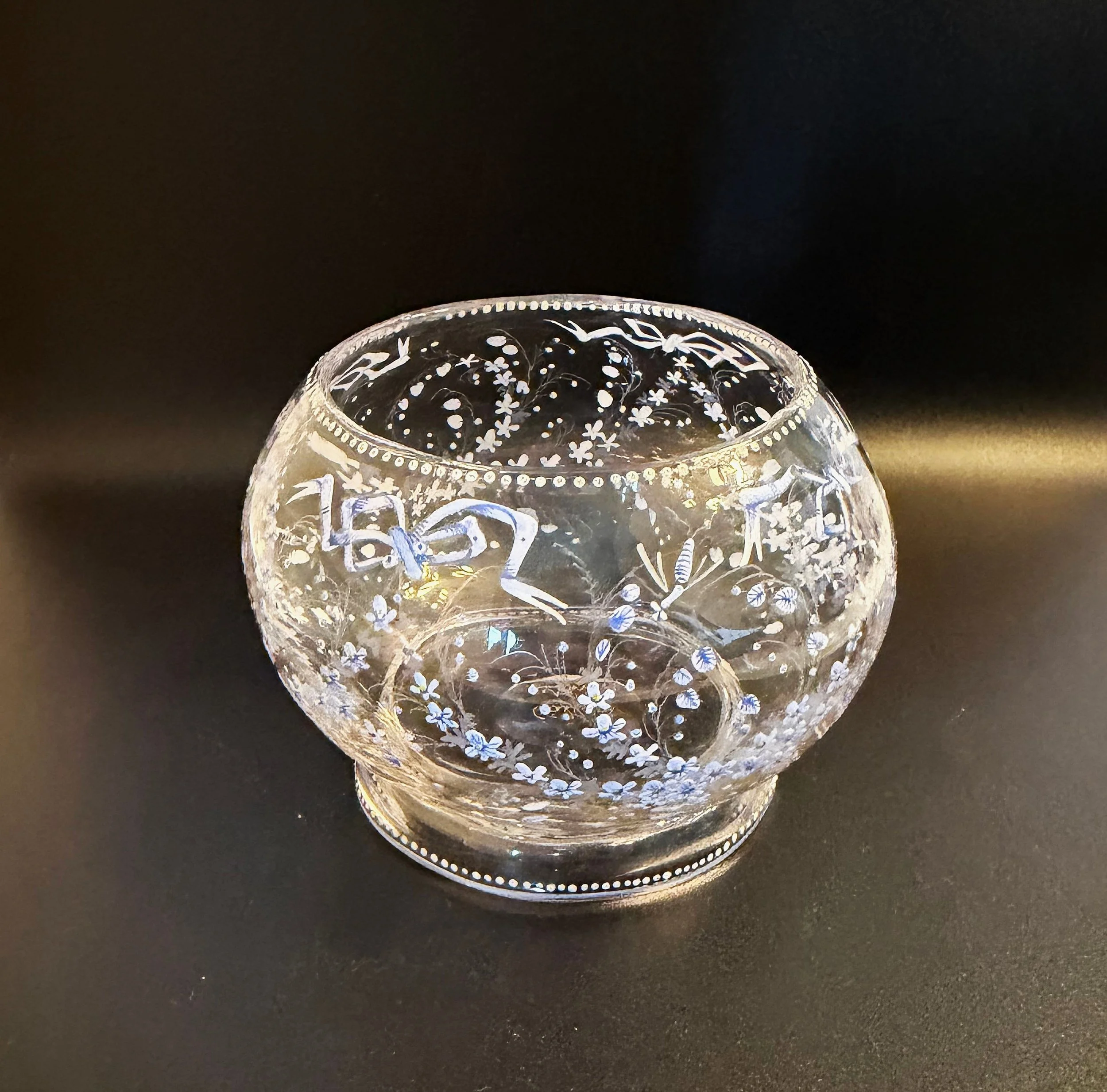 Early Emile Galle rose bowl