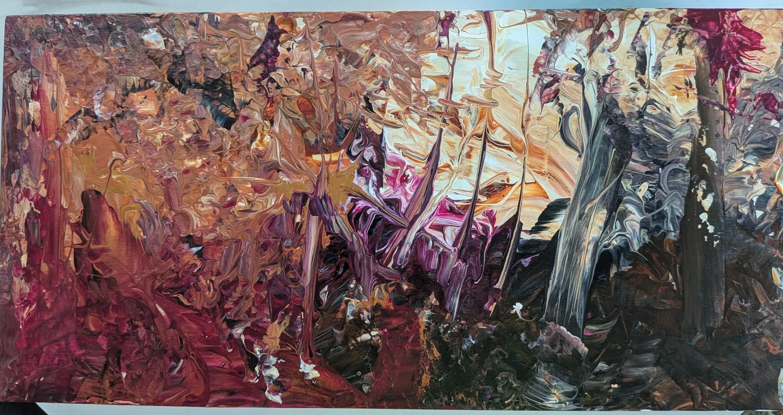 Brandishing  Acrylic 8x12 inch