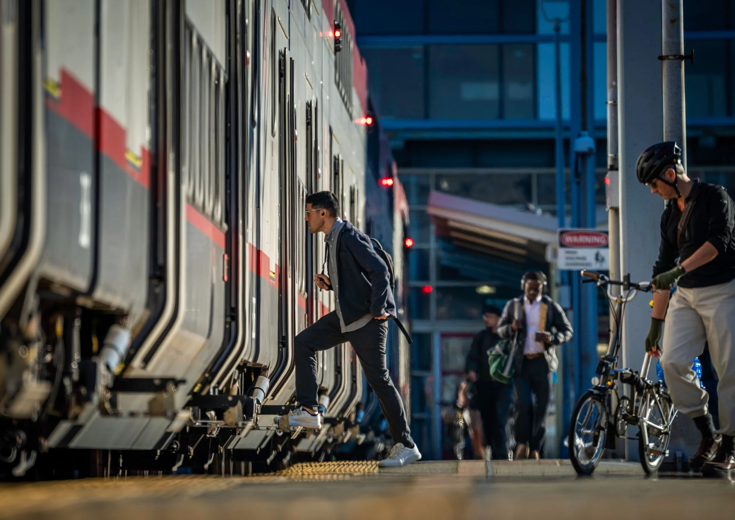 Caltrain Electrification station 