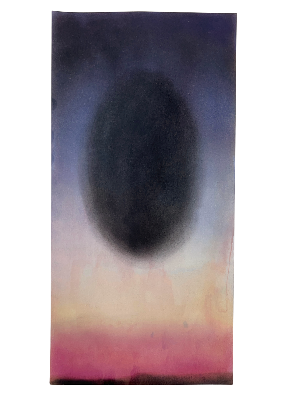 Outlook, 2025,  pastel on paper,  12 x 6 inches
