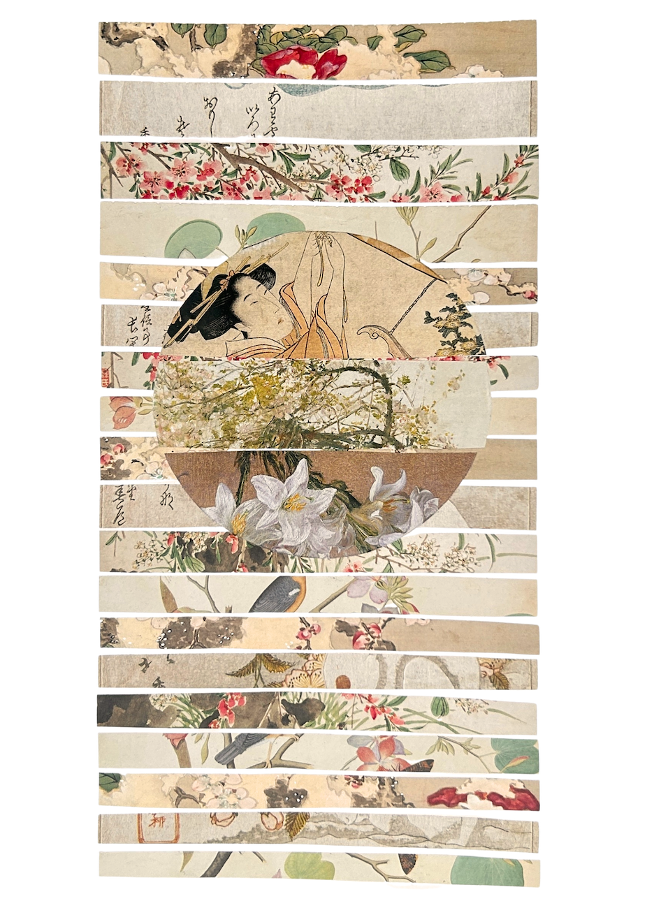 
Subtle Gate 3, 2025 collage on paper,  12 x 7 inches