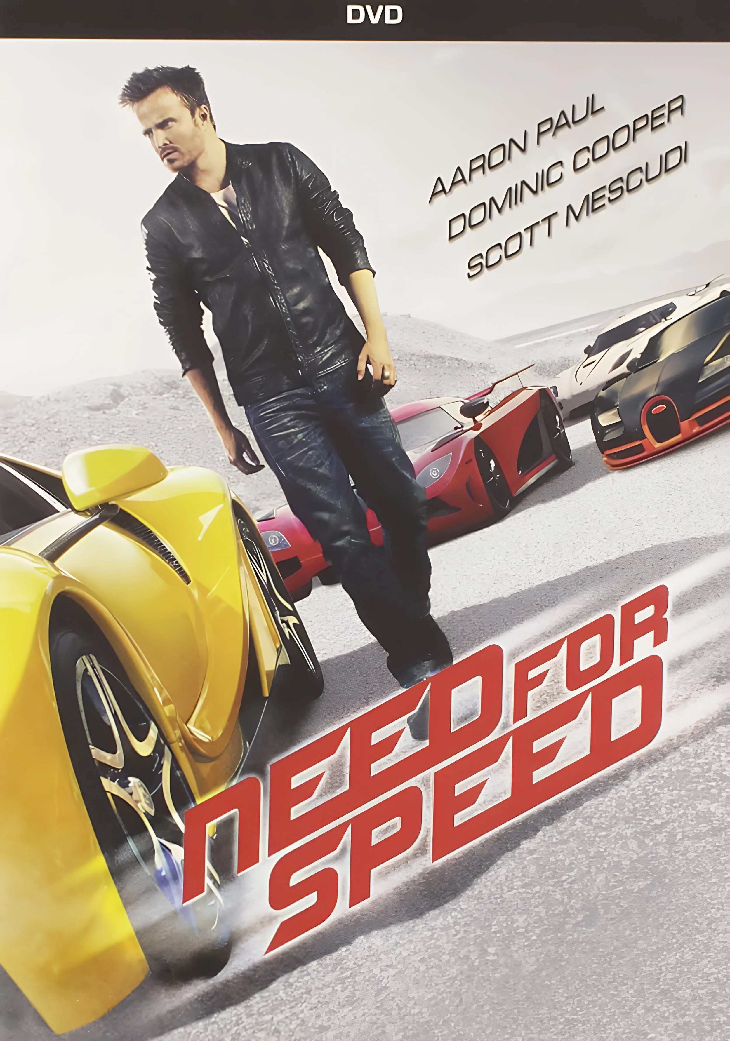 Poster showing a man in a black leather jacket and jeans, with sports cars in the background and a red and white 'REDEEM' sign at the bottom.