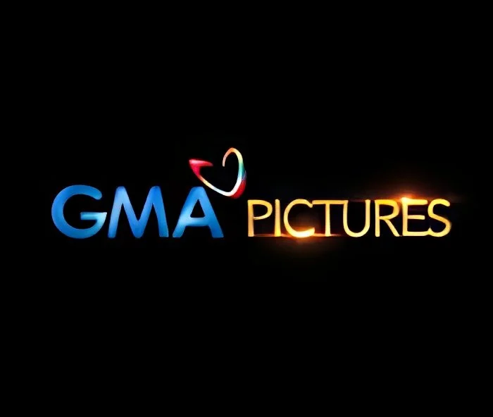 GMA Pictures logo with colorful text and a stylized heart icon above.